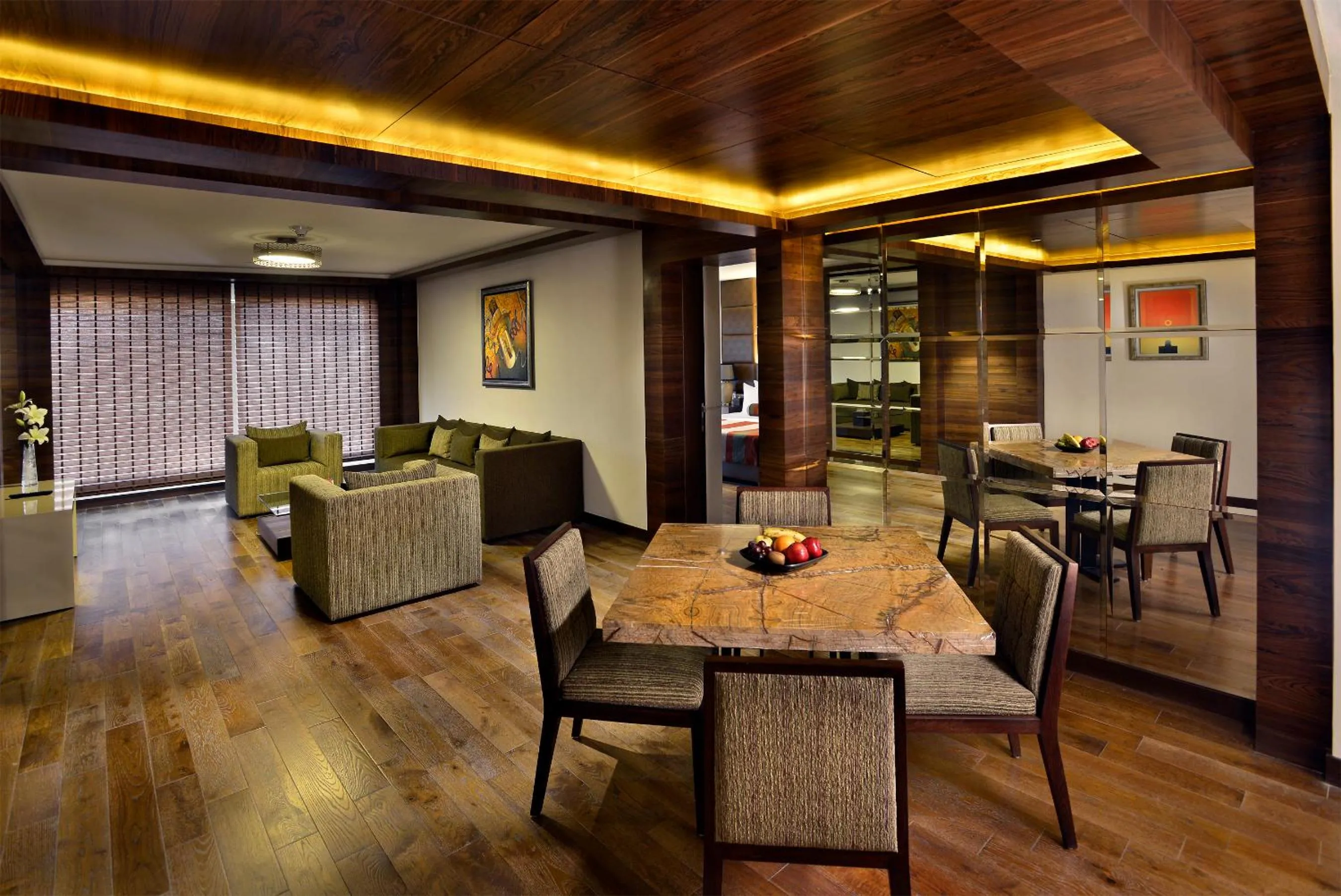 Living room in The Lalit Chandigarh
