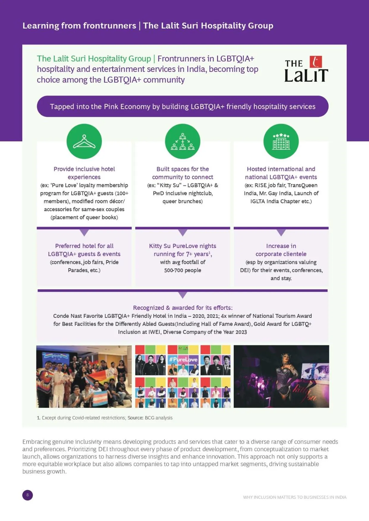 Text overlay in The Lalit Chandigarh