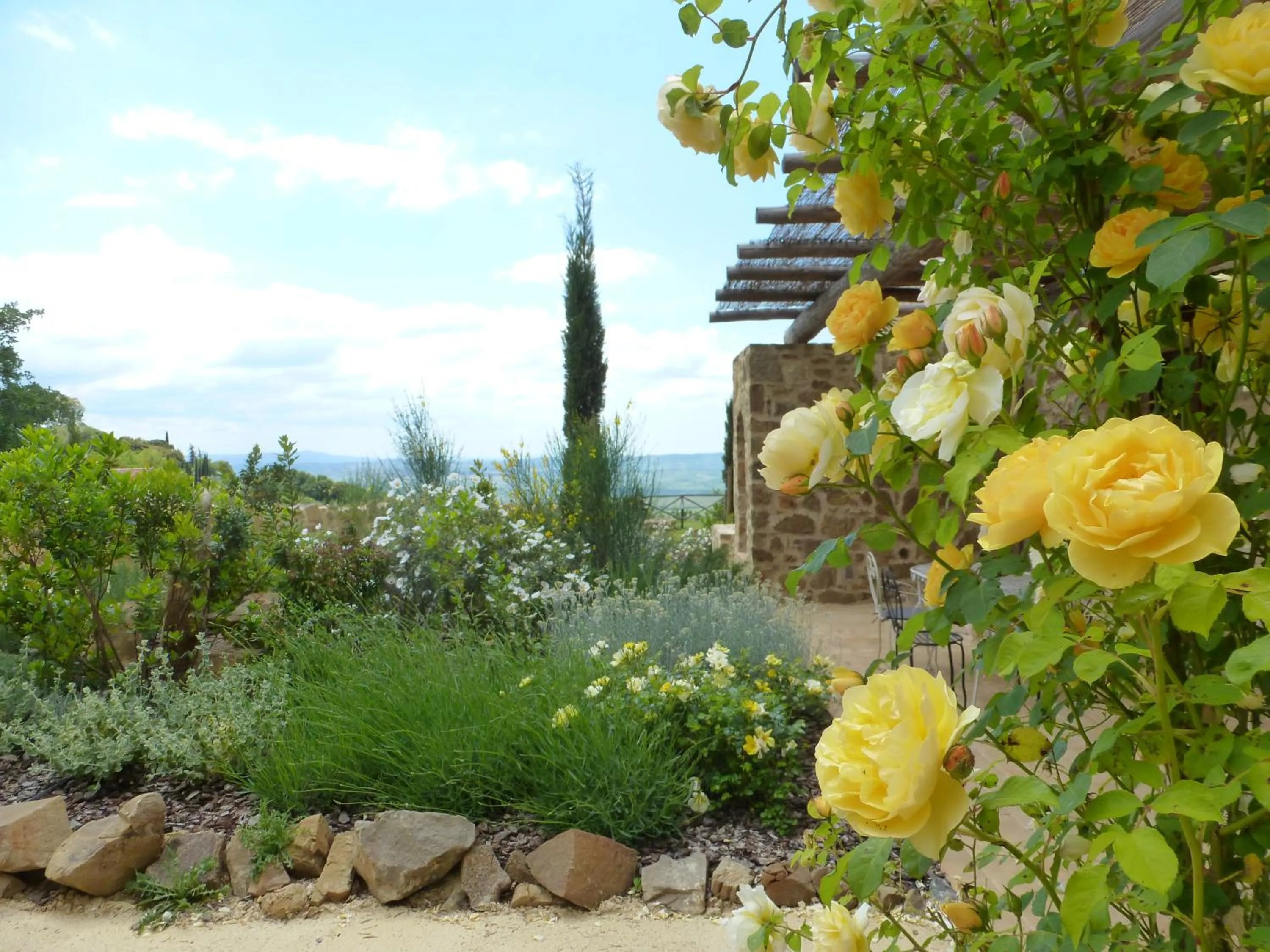 Garden in Castel Brunello