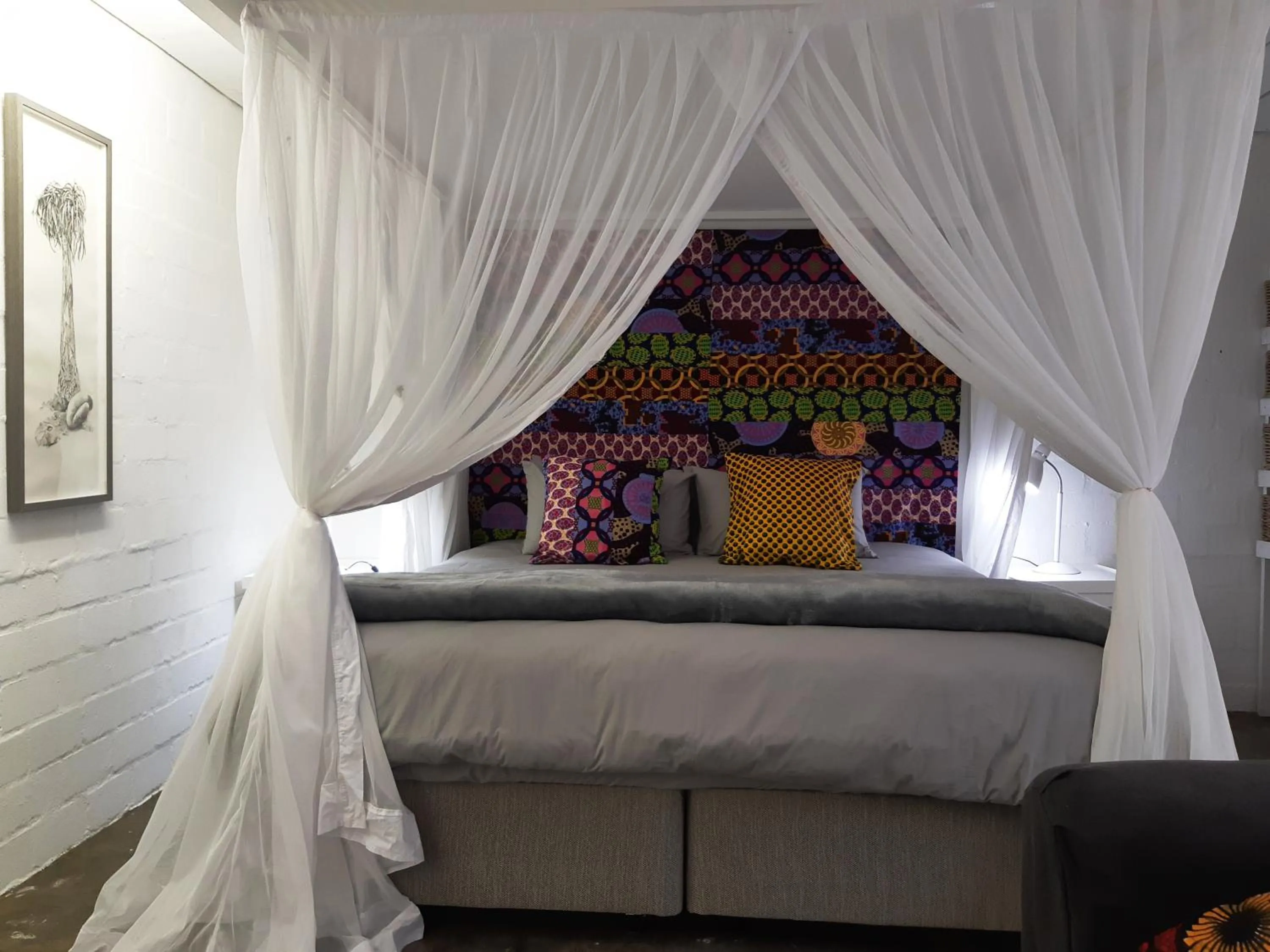 Bed in Hornbill House Self Catering Accommodation