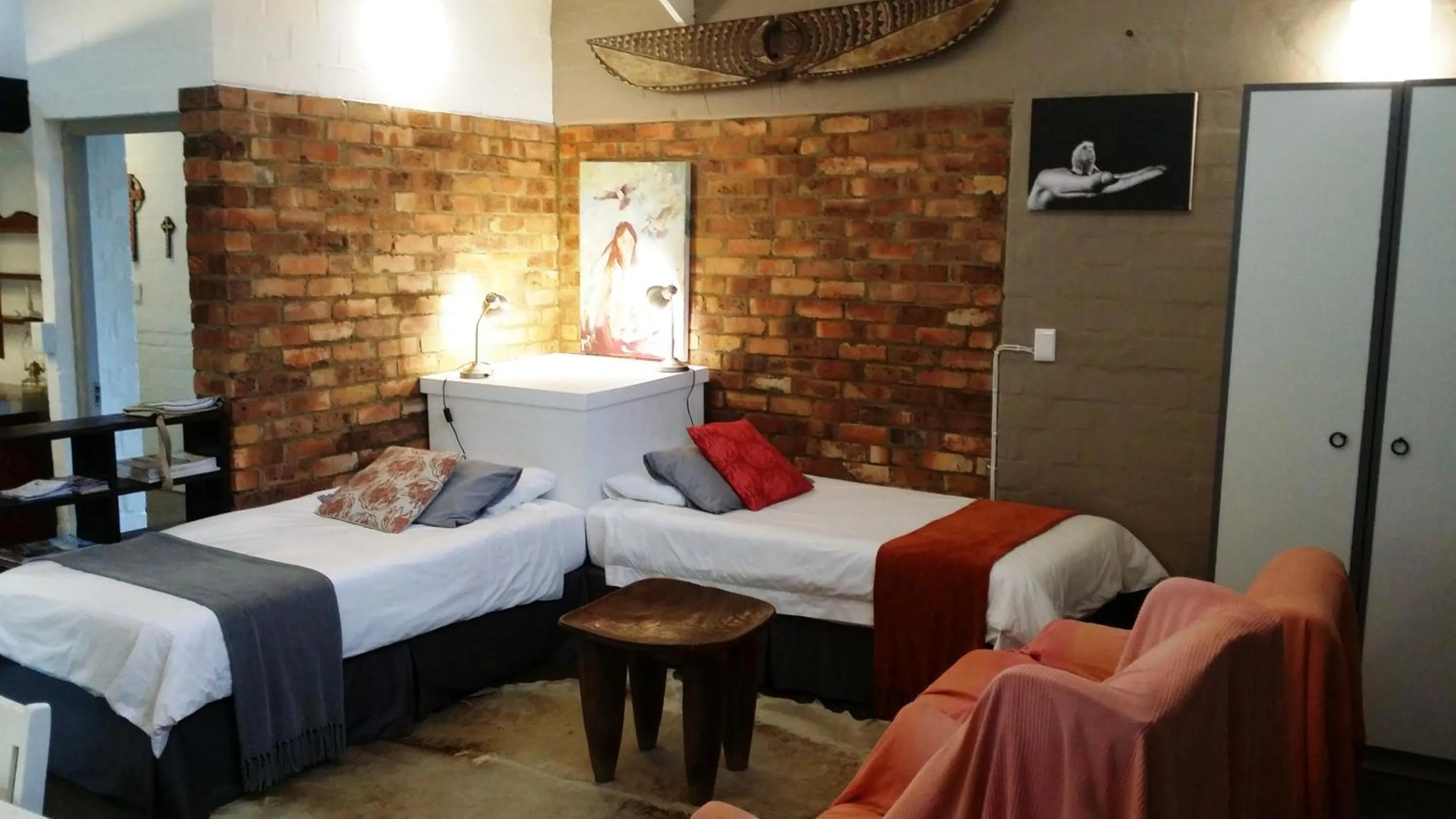 Bed in Hornbill House Self Catering Accommodation