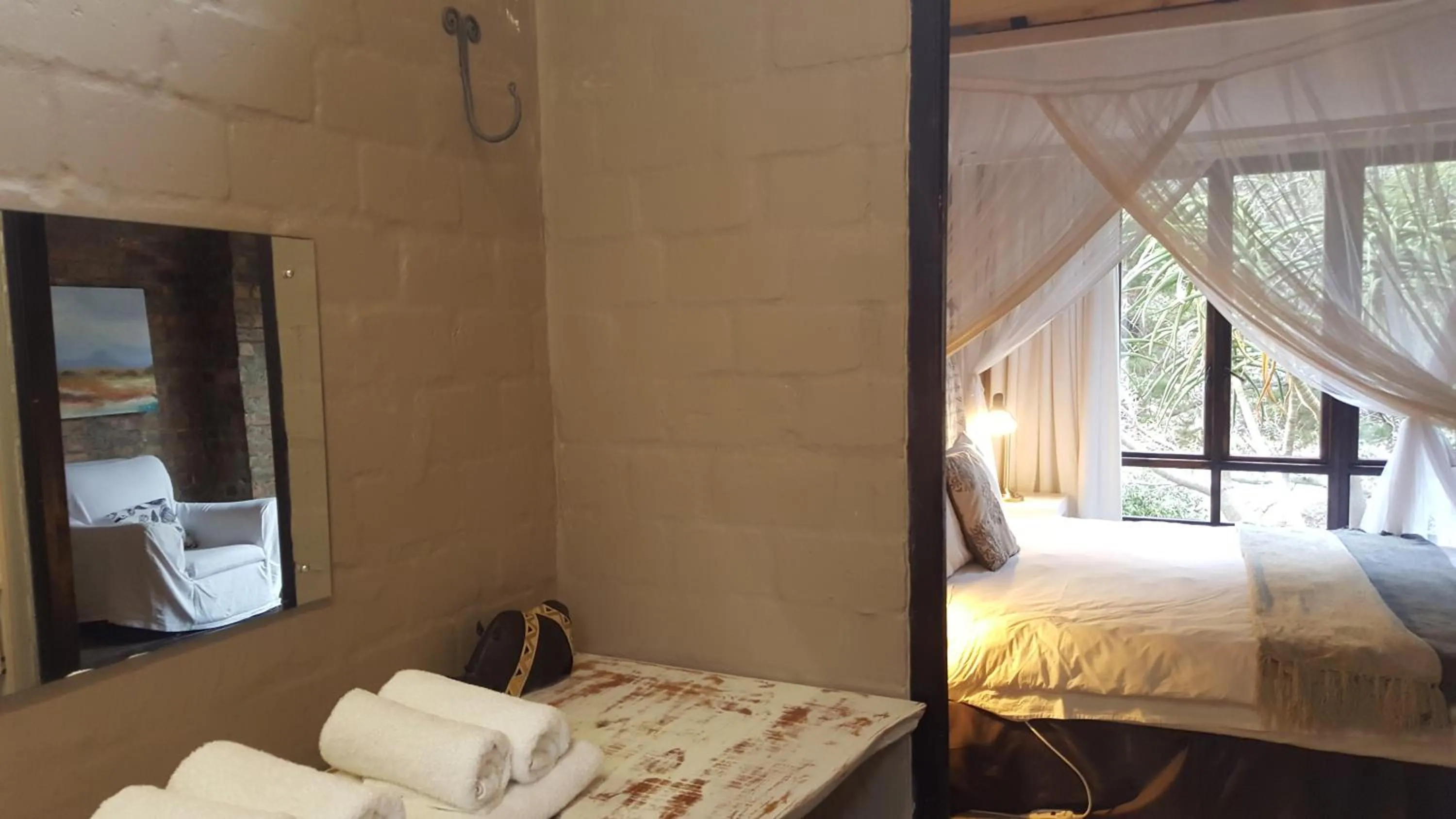 Bedroom, Bed in Hornbill House Self Catering Accommodation