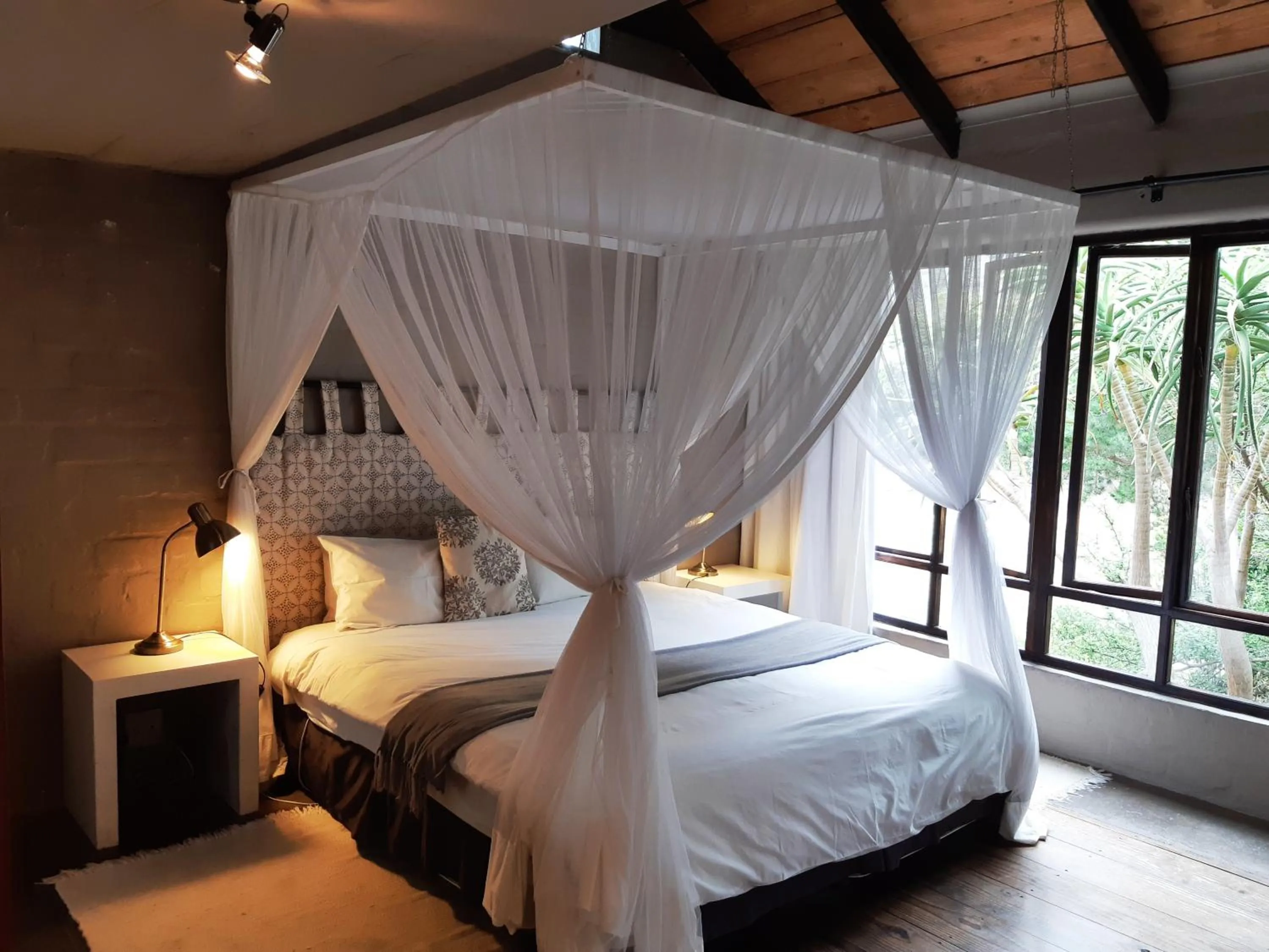 Bed in Hornbill House Self Catering Accommodation