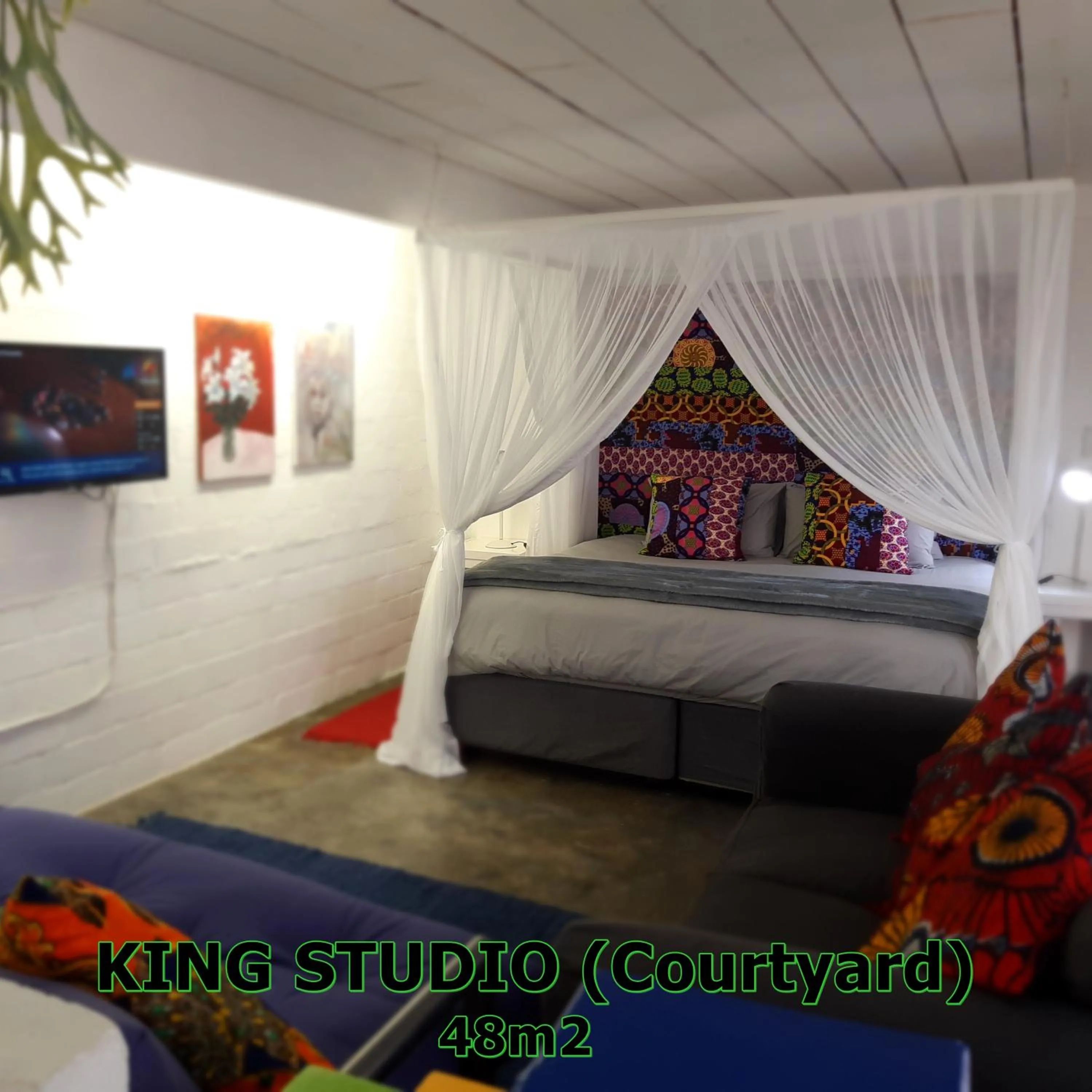 Bed in Hornbill House Self Catering Accommodation