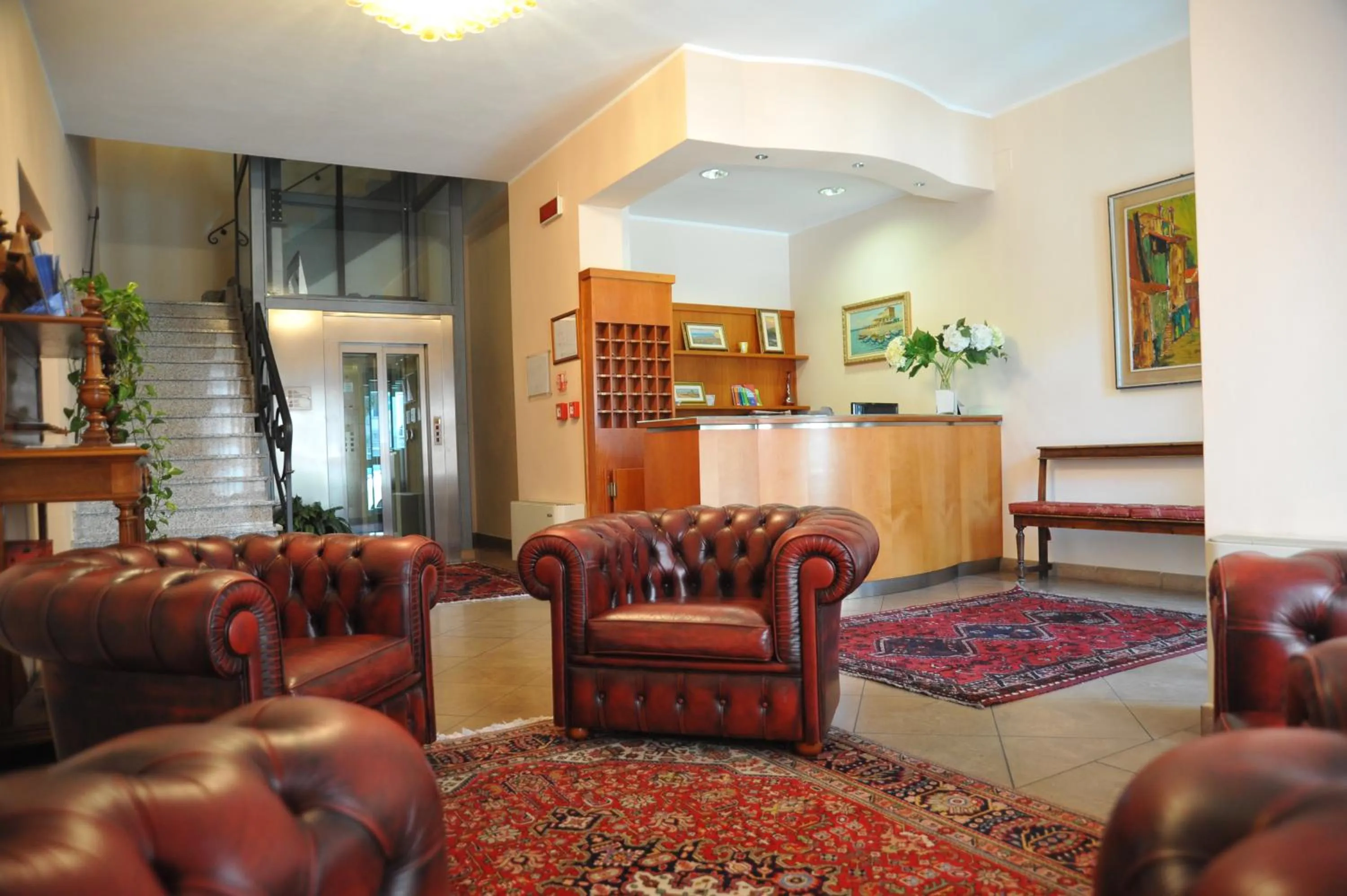 Lobby or reception in Hotel Stazione