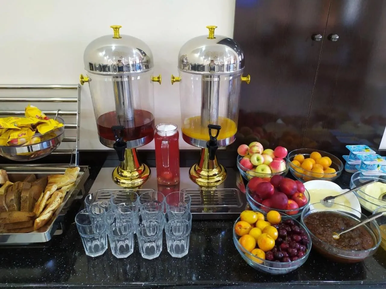 Breakfast in Crystal Hotel Bukhara