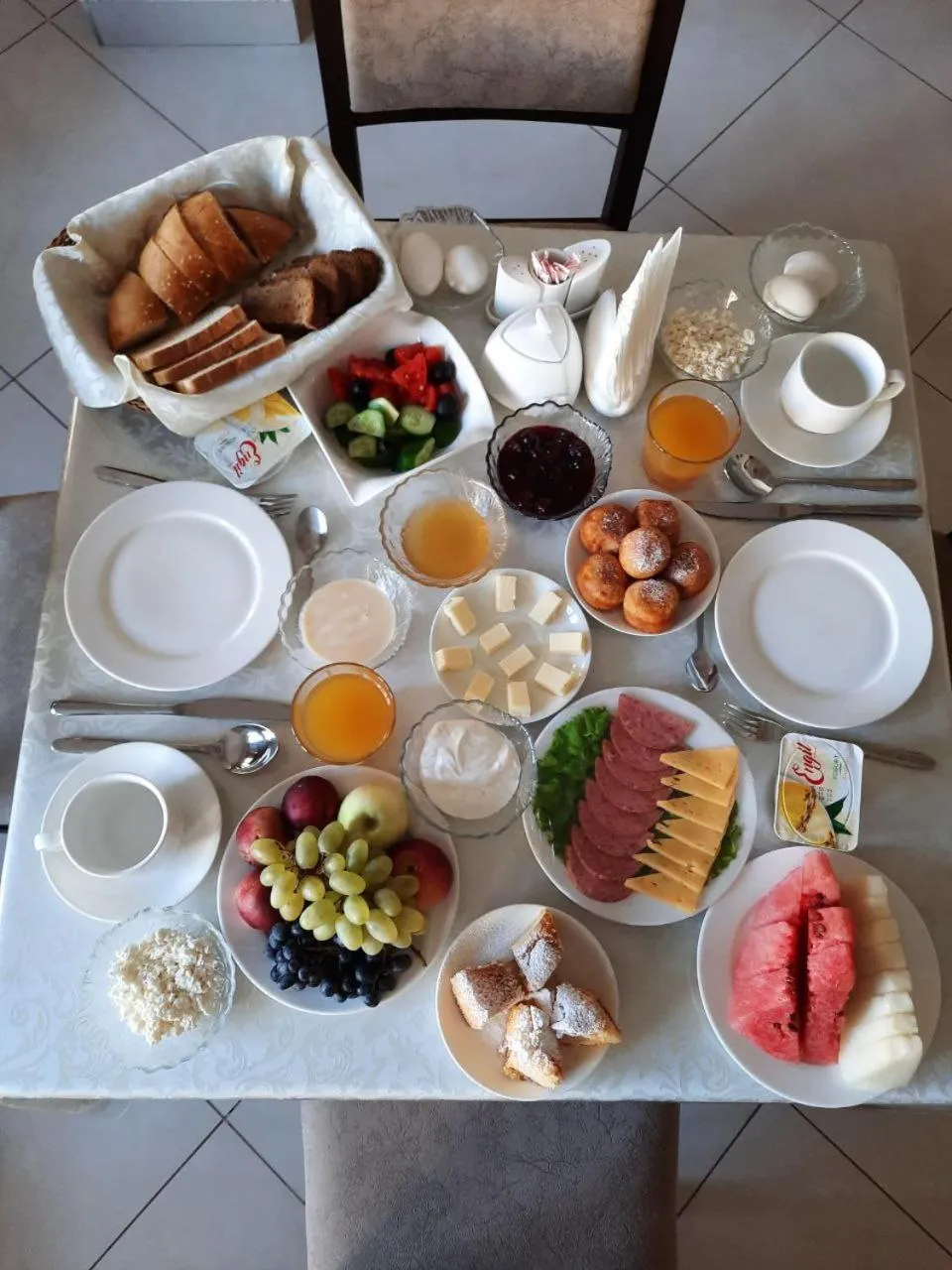 Food in Crystal Hotel Bukhara