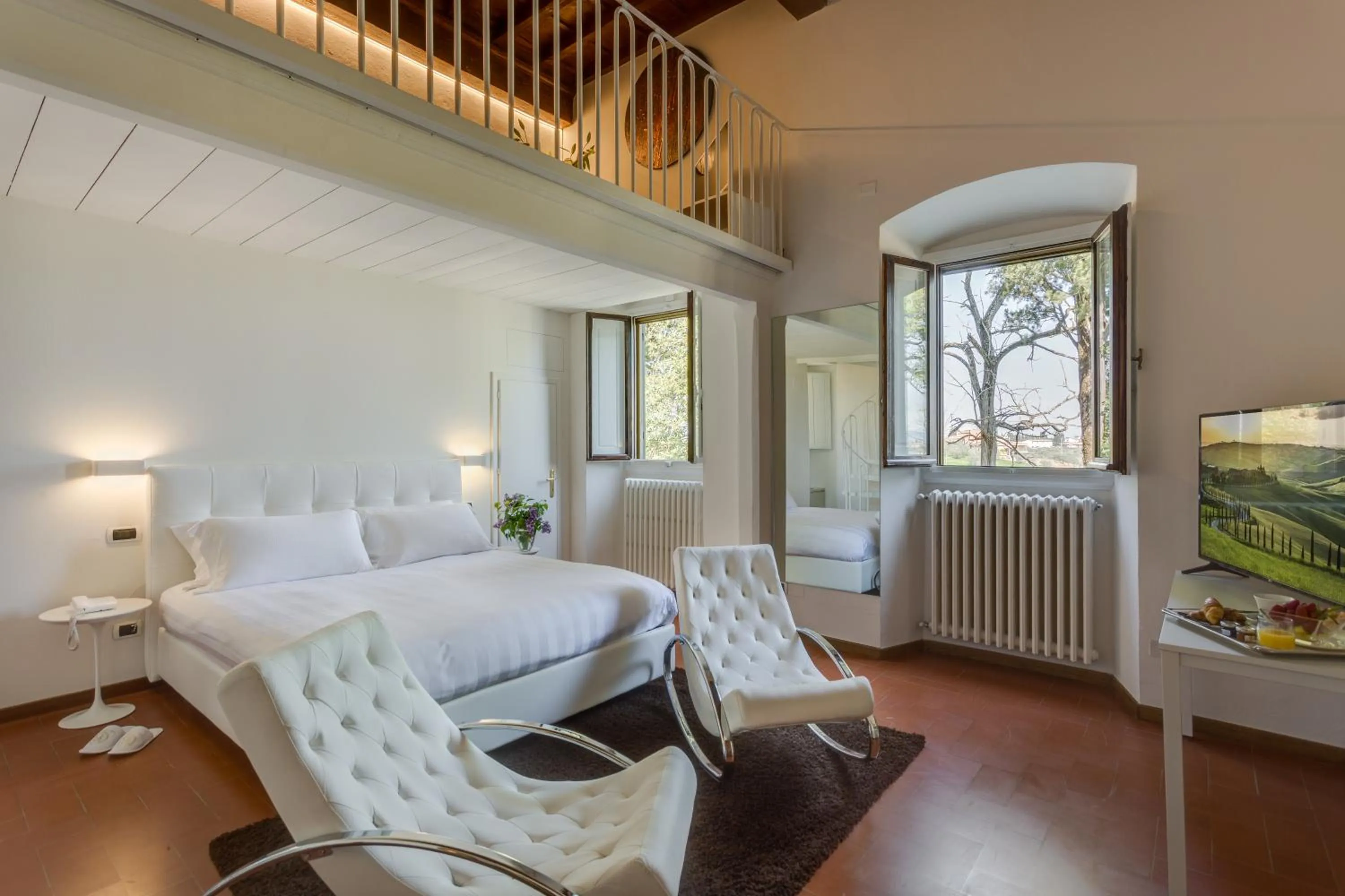 Bed in Villa I Barronci Resort & Spa