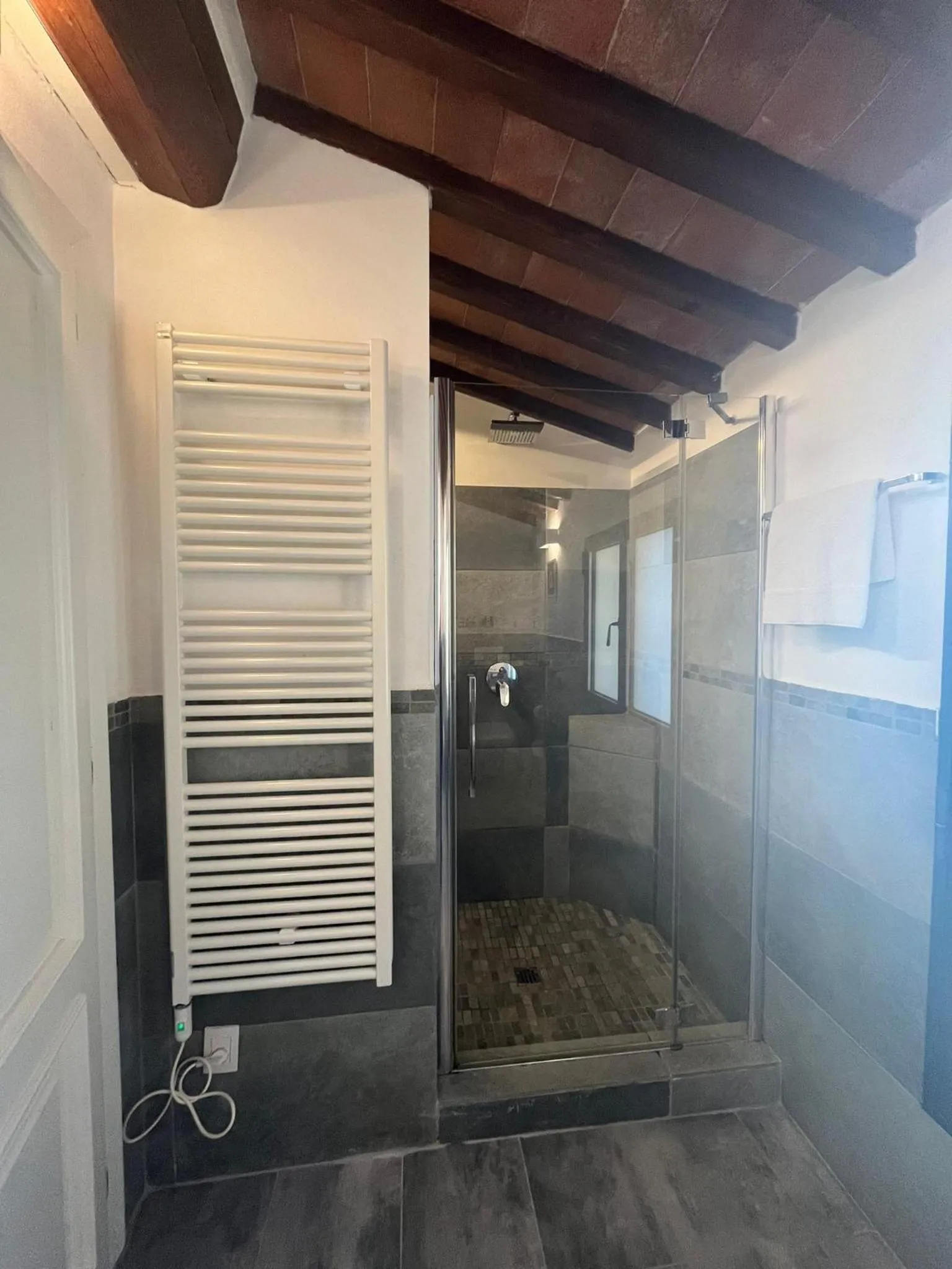 Shower in Villa I Barronci Resort & Spa
