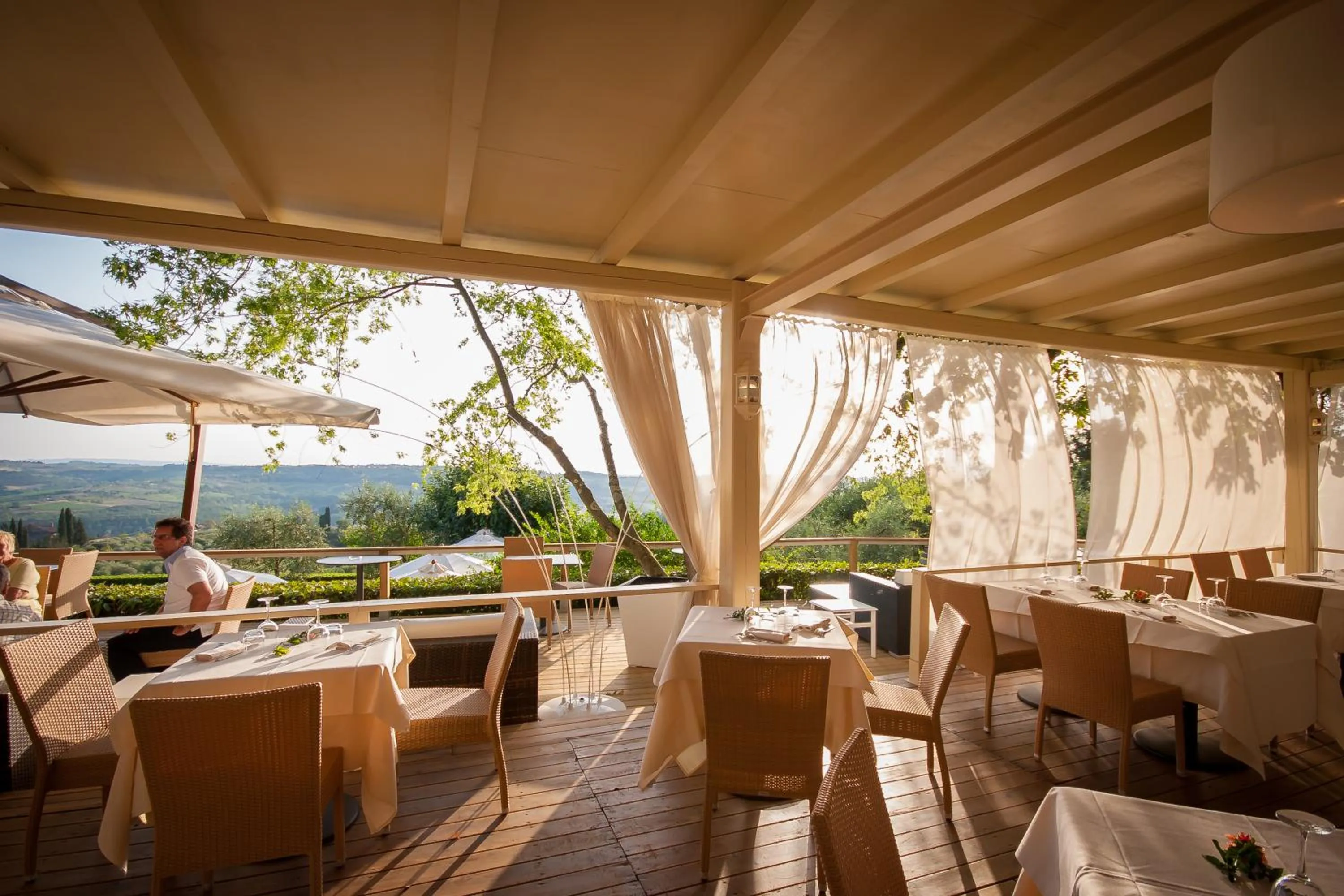 Patio in Villa I Barronci Resort & Spa