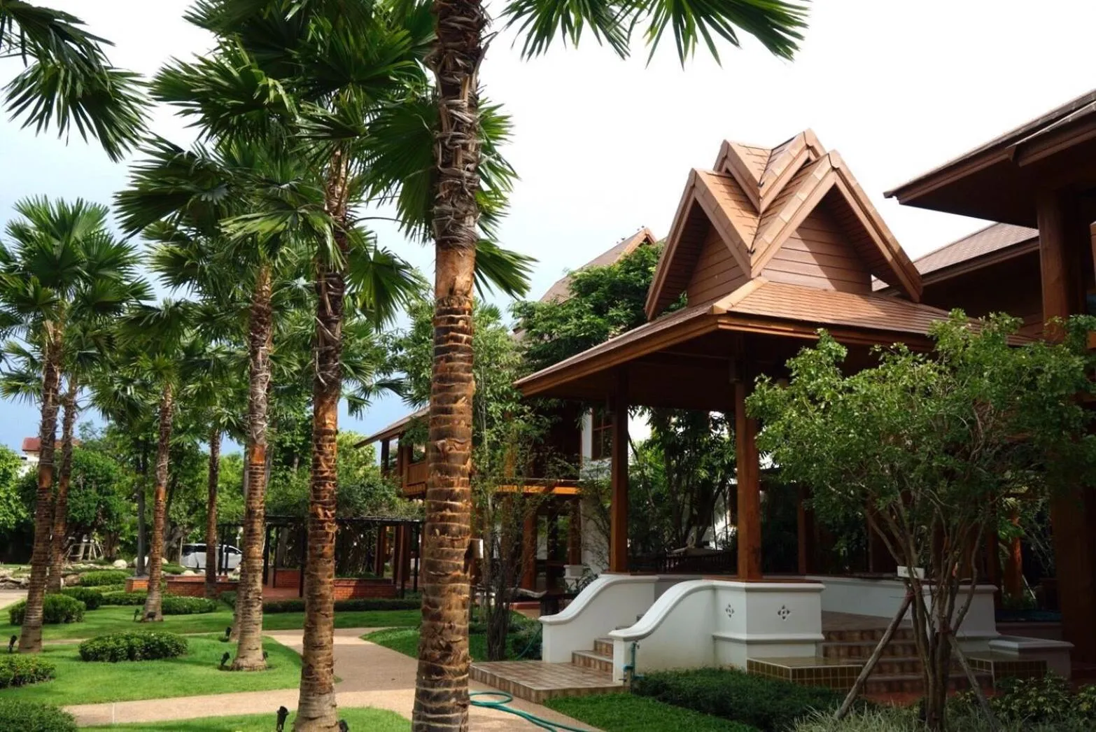 Garden view in Vanasin Residence