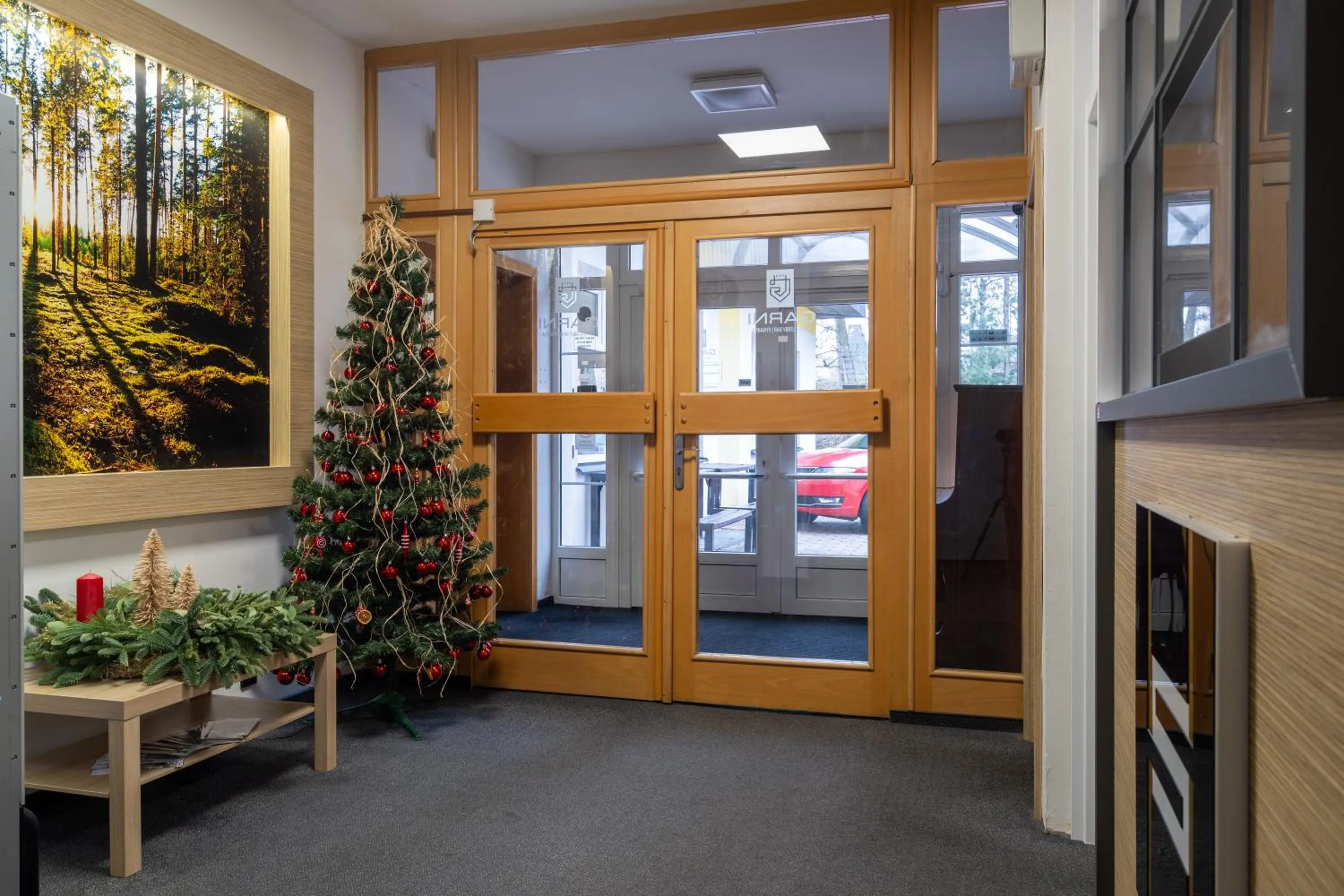 Lobby or reception in Hotel Garni Orlova