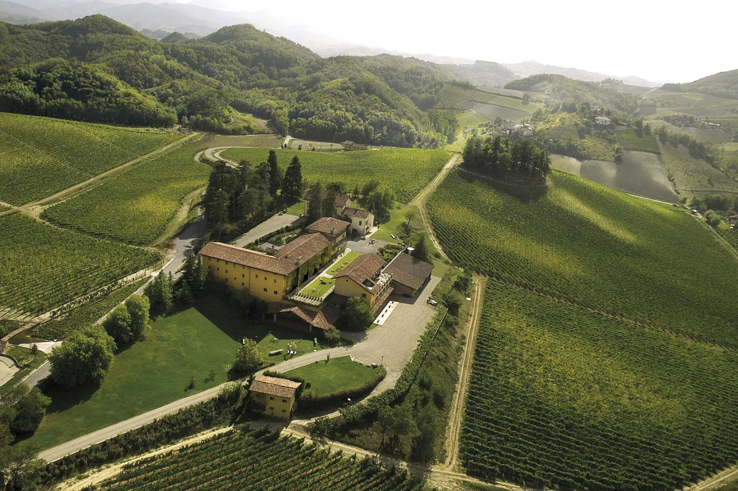Bird's eye view in Albergo l'Ostelliere - Villa Sparina Resort