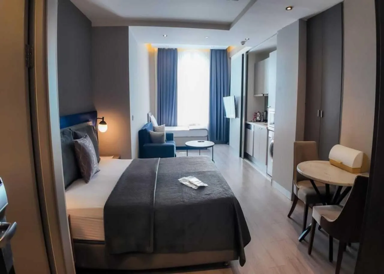 Bed in Star of İstanbul Residence