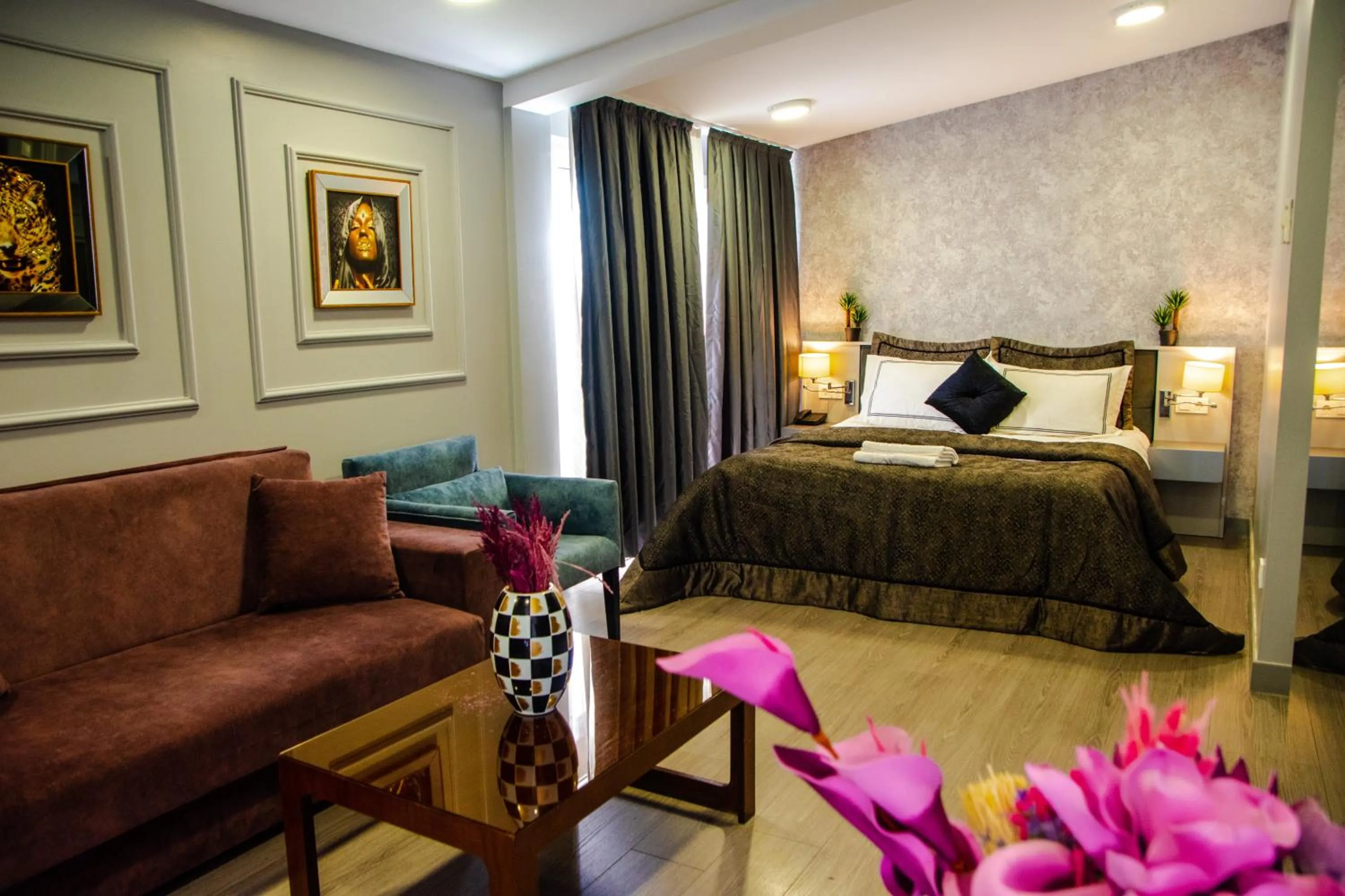 Bed in Star of İstanbul Residence