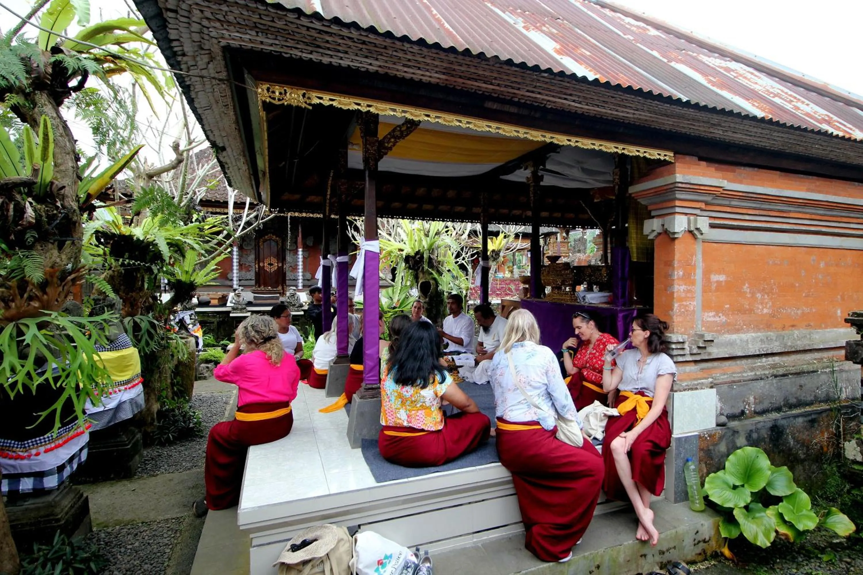 group of guests in Swaha Retreat & Eco Park Ubud