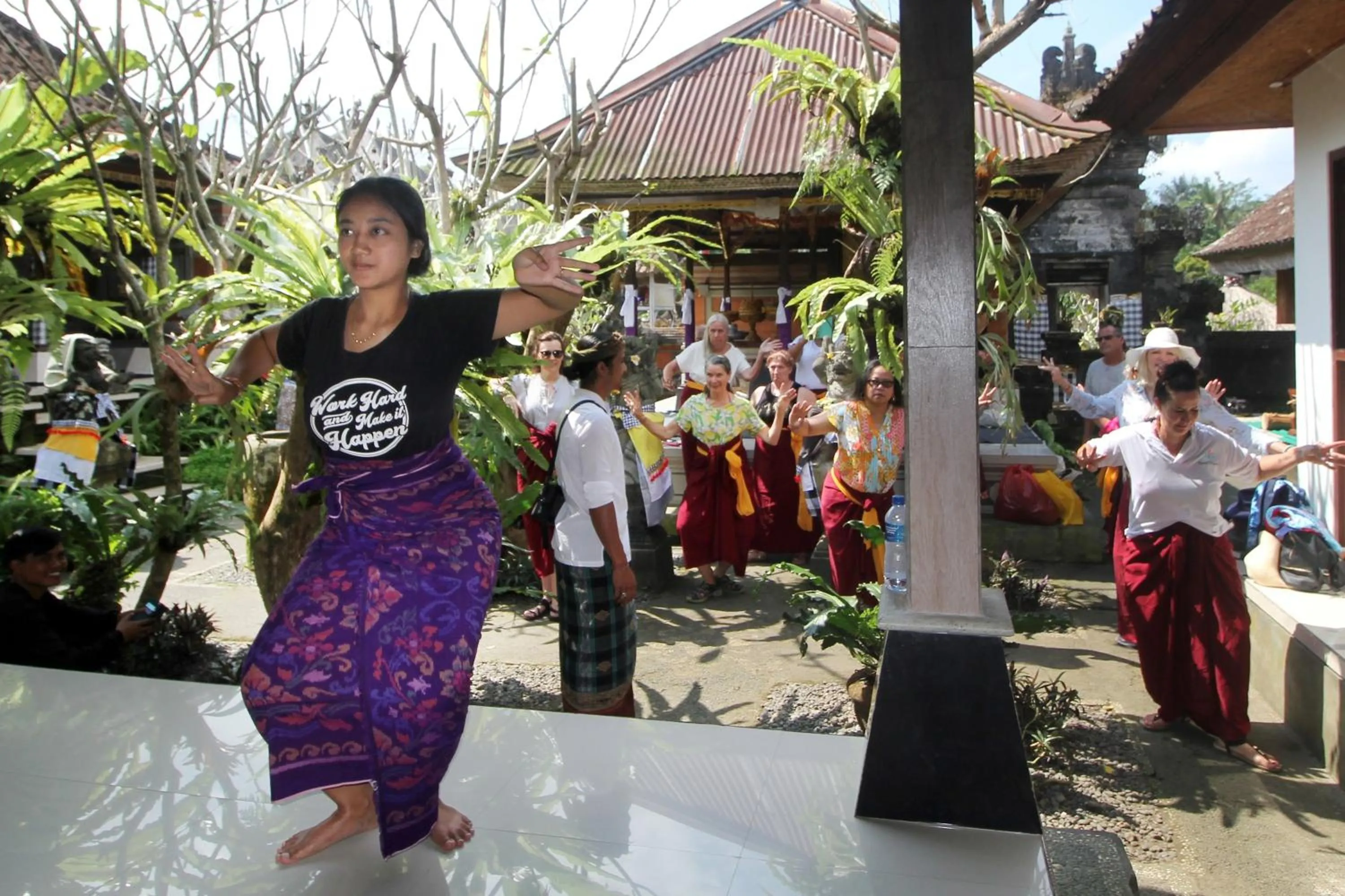 group of guests in Swaha Retreat & Eco Park Ubud