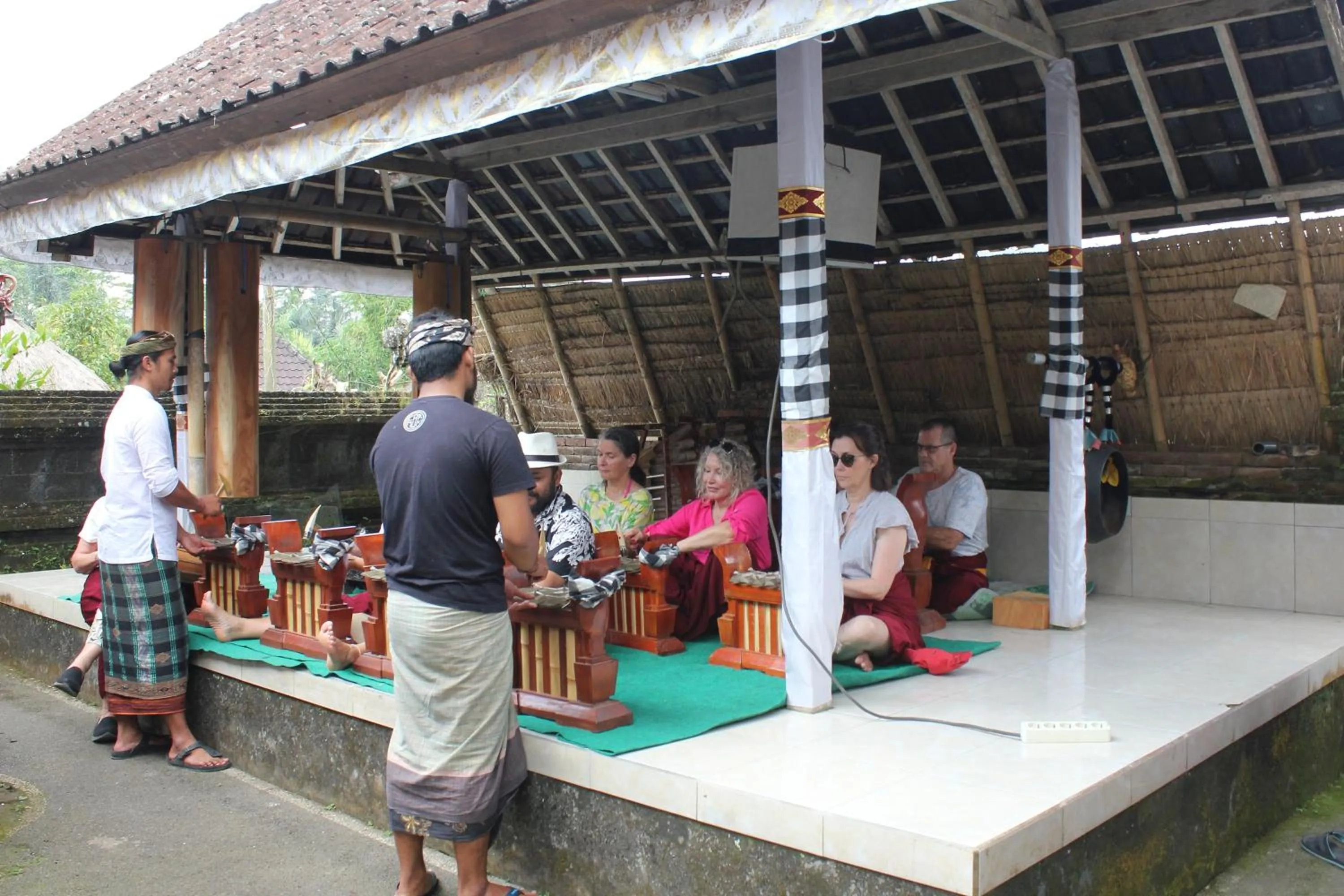 group of guests in Swaha Retreat & Eco Park Ubud