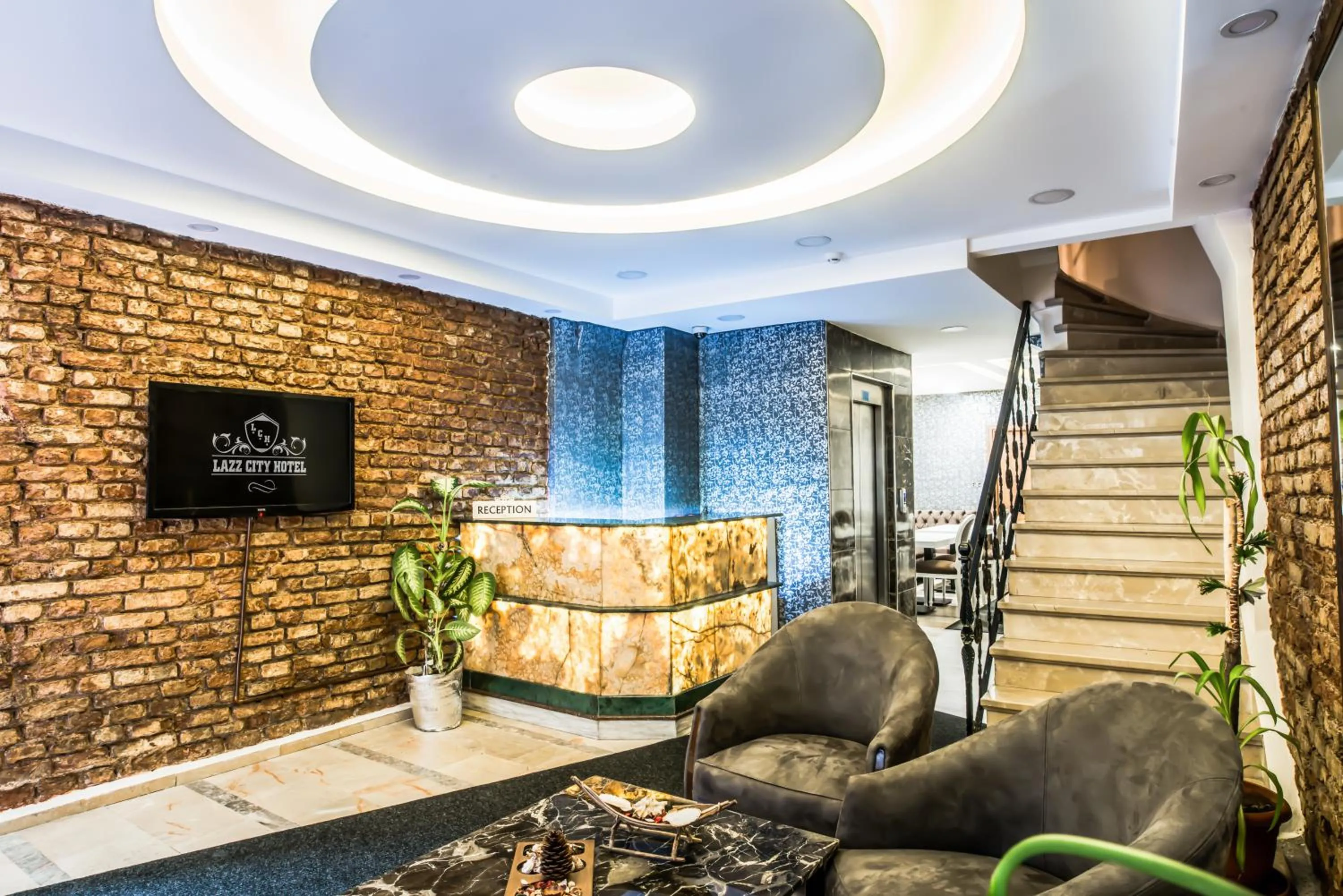 Lobby or reception in Lazz City Hotel