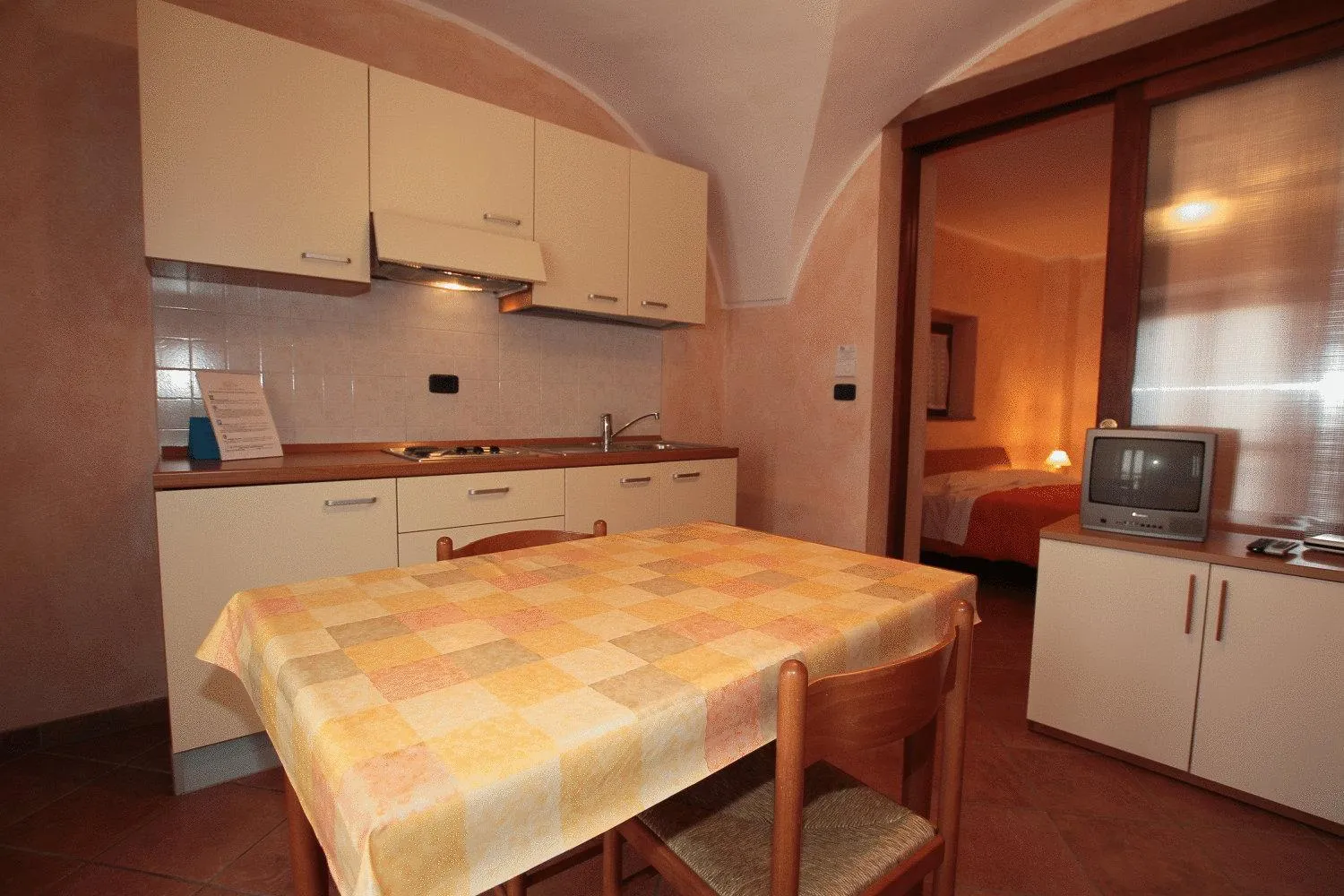 Kitchen or kitchenette in Residence La Tana del Ghiro