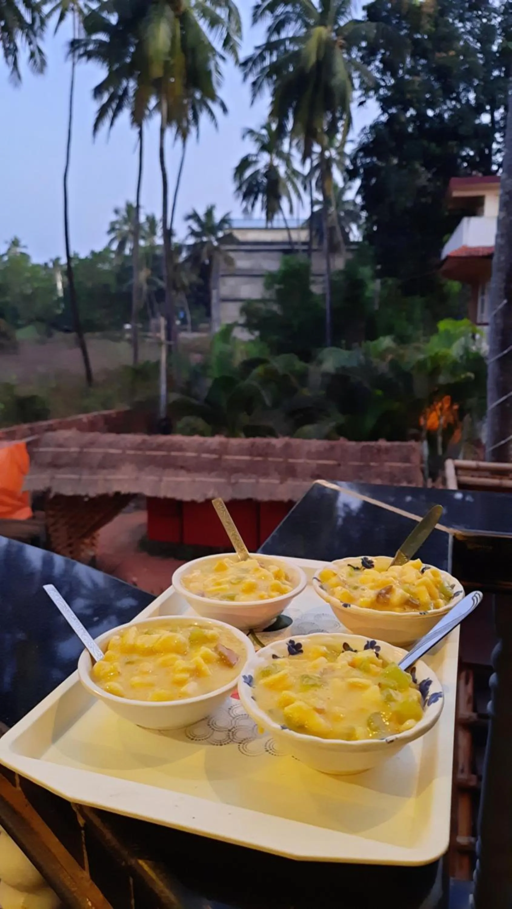 Food in Tropical Wave Hostel Morjim Goa