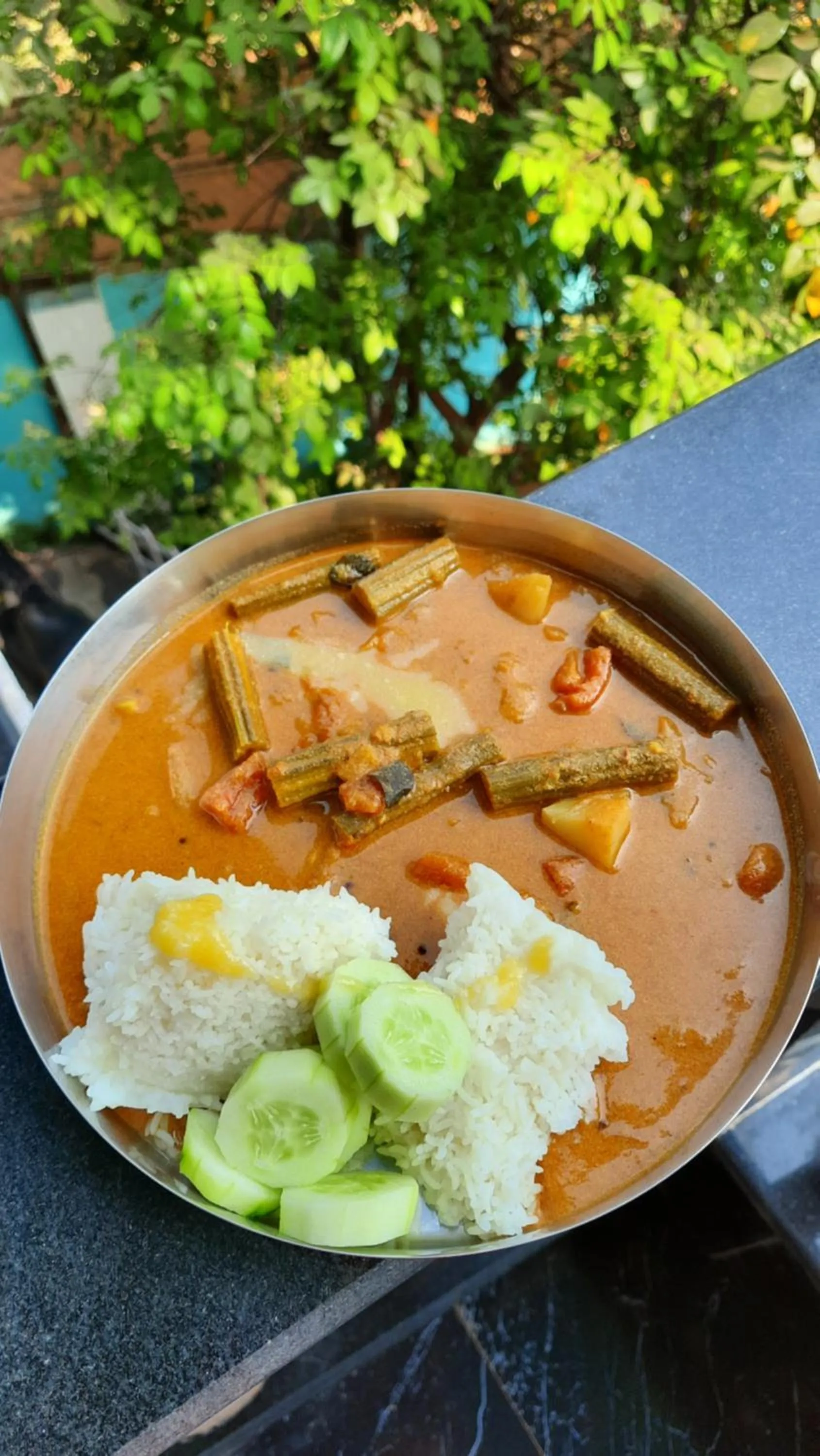 Food in Tropical Wave Hostel Morjim Goa