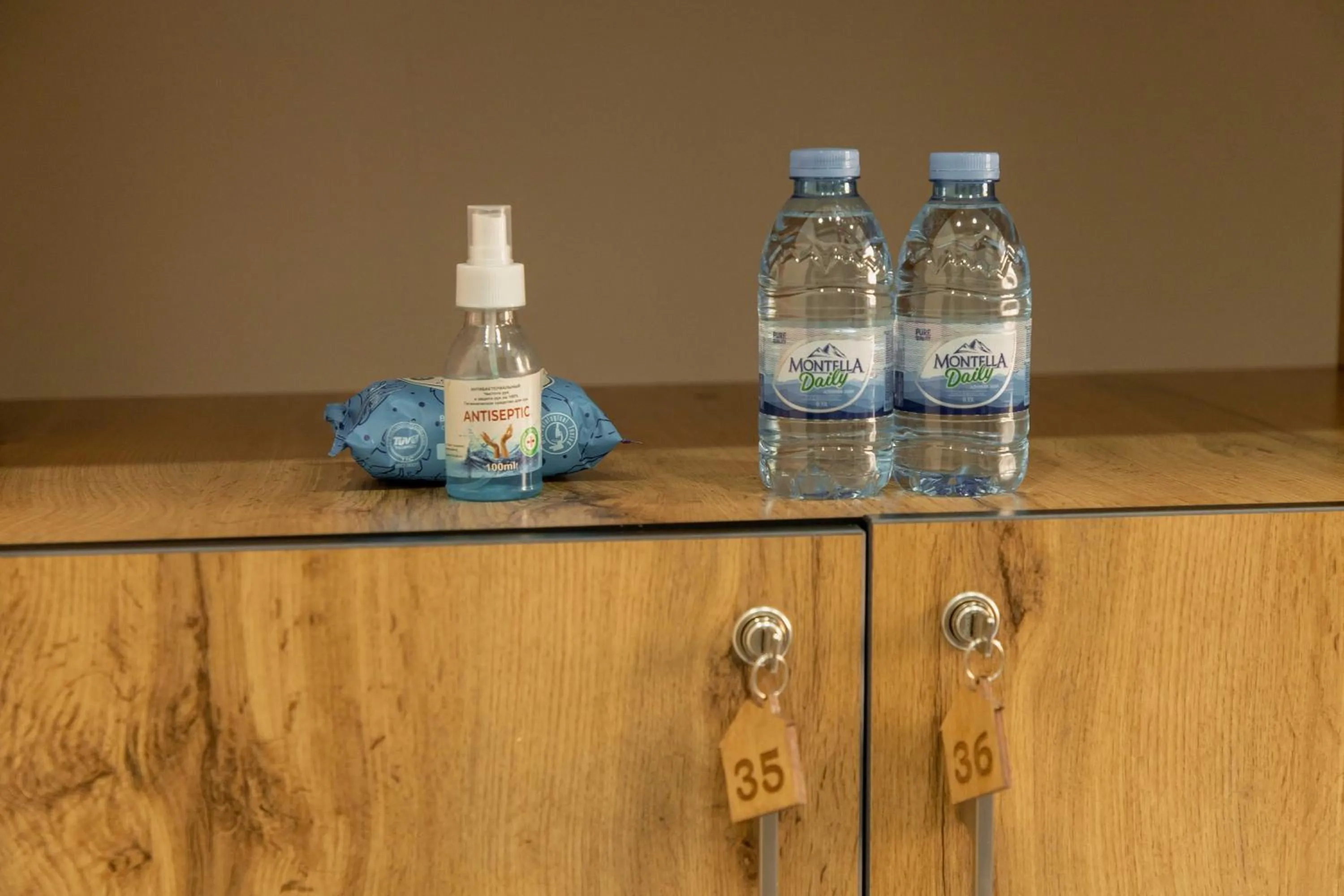 Drinks in Safarov's Family Hostel