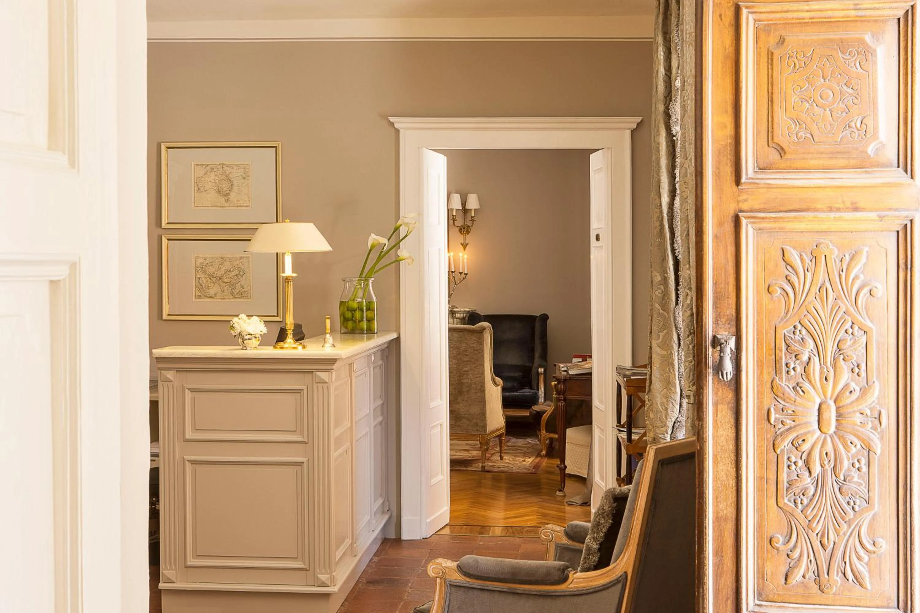 Lobby or reception in Corte Gondina Boutique Hotel