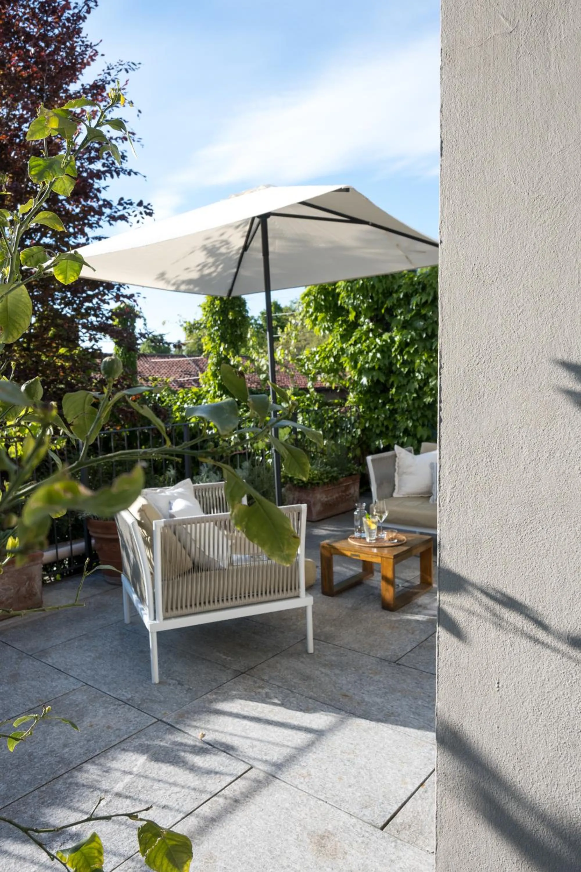 Balcony/Terrace in Corte Gondina Boutique Hotel