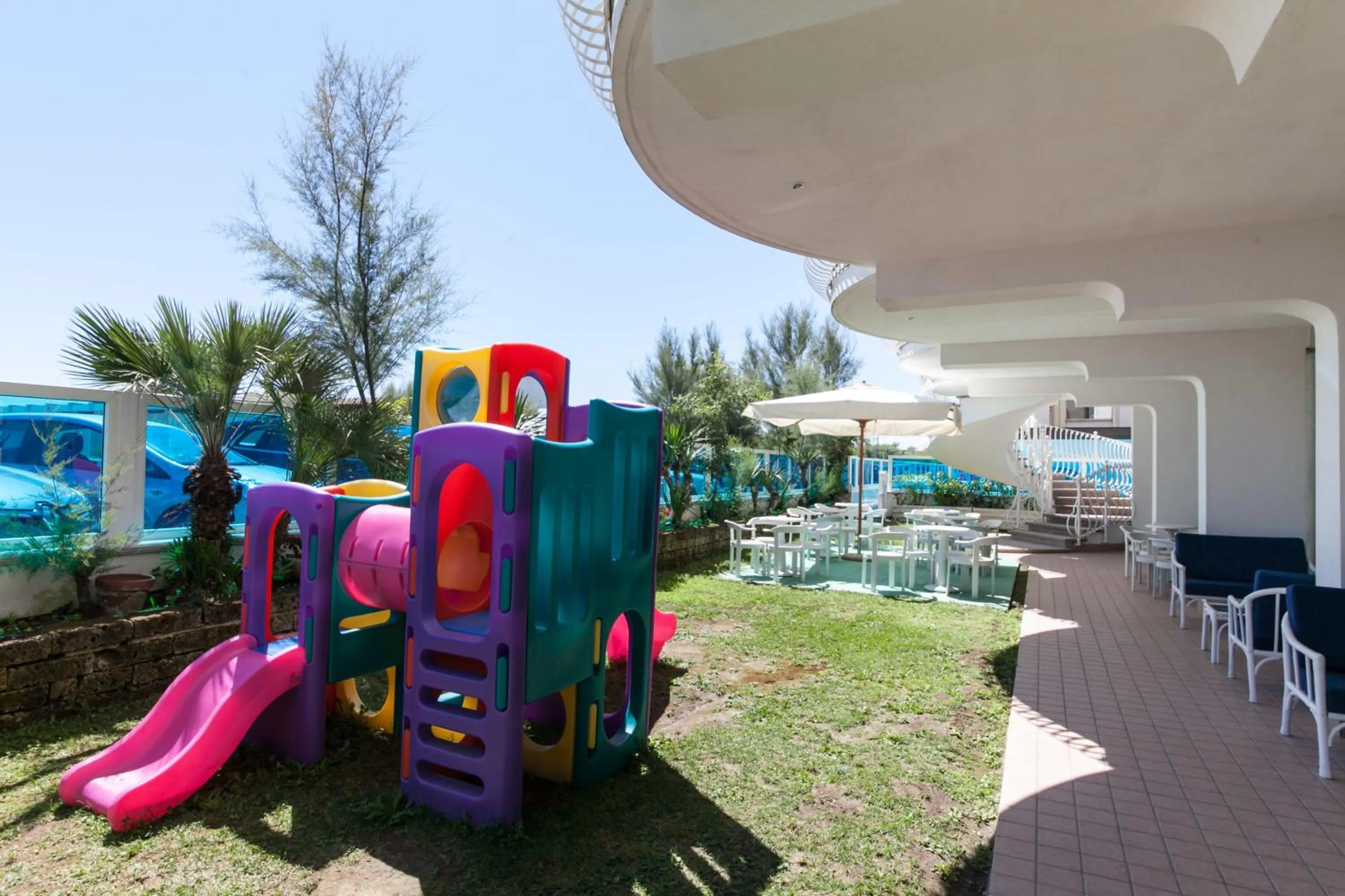 Garden view in Hotel Dea