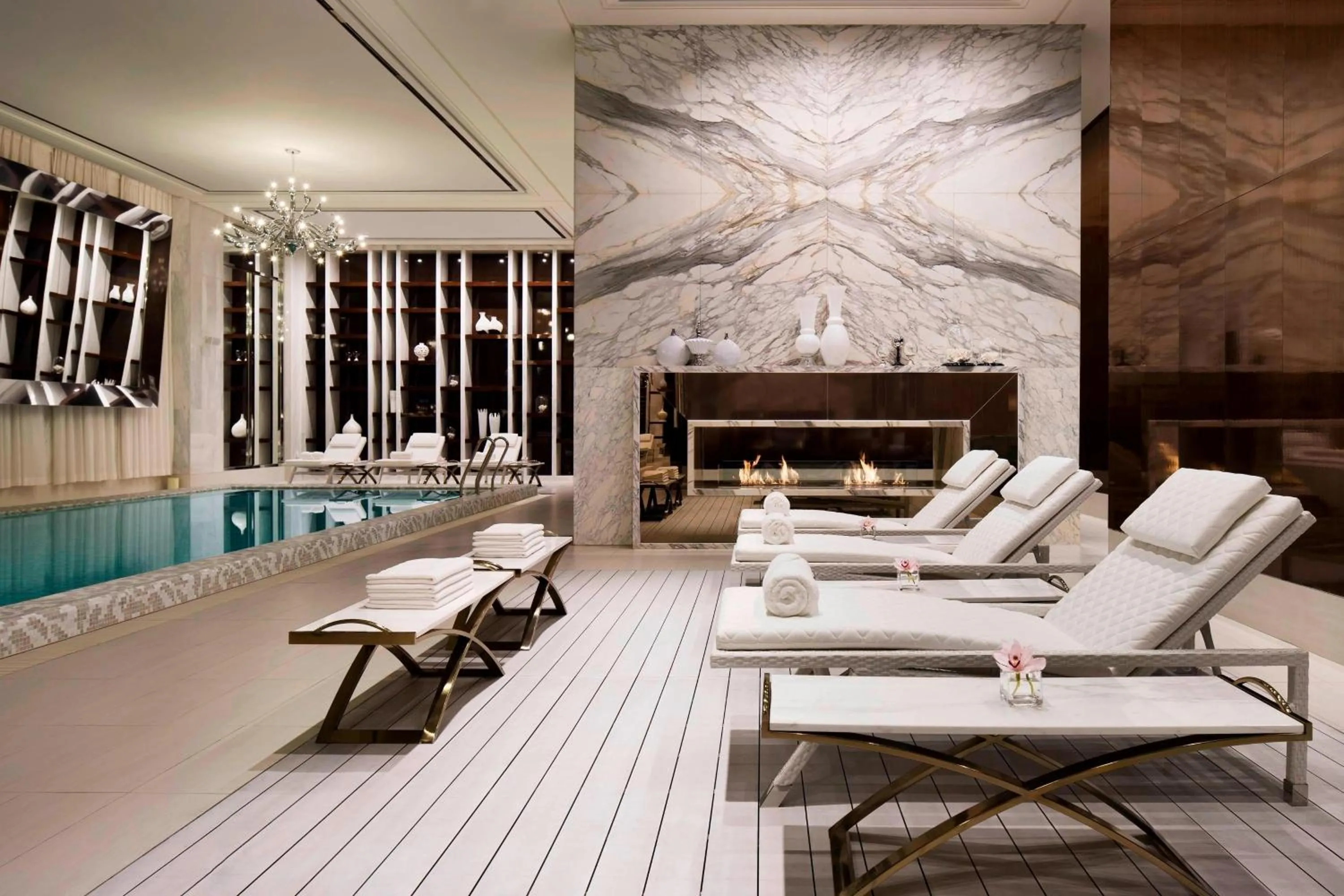 Swimming pool in JW Marriott Dongdaemun Square Seoul