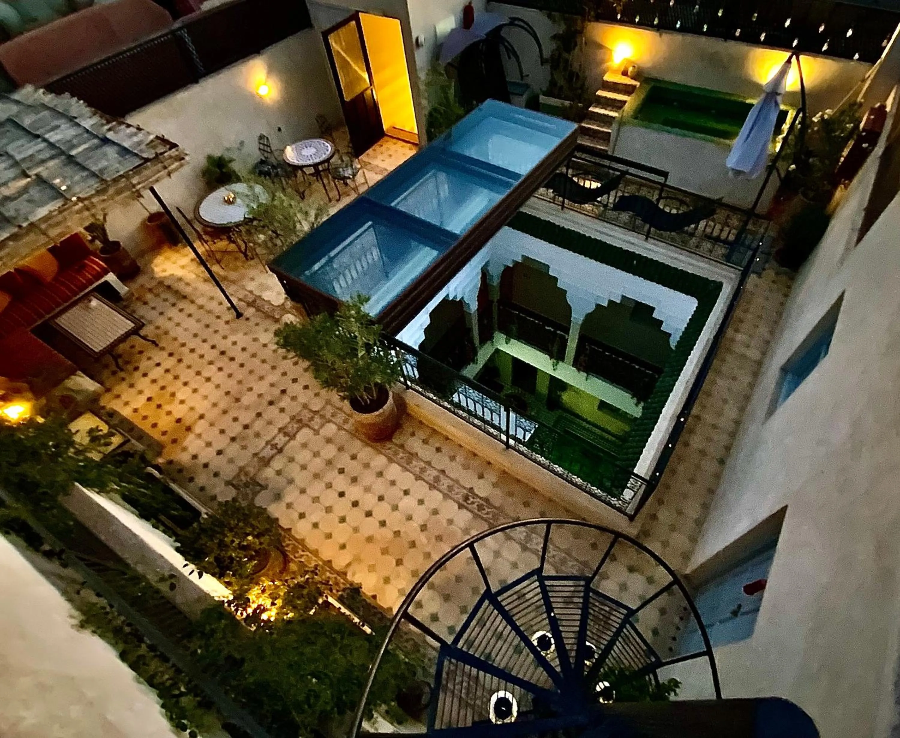 Patio in Riad Magnolia&SPA