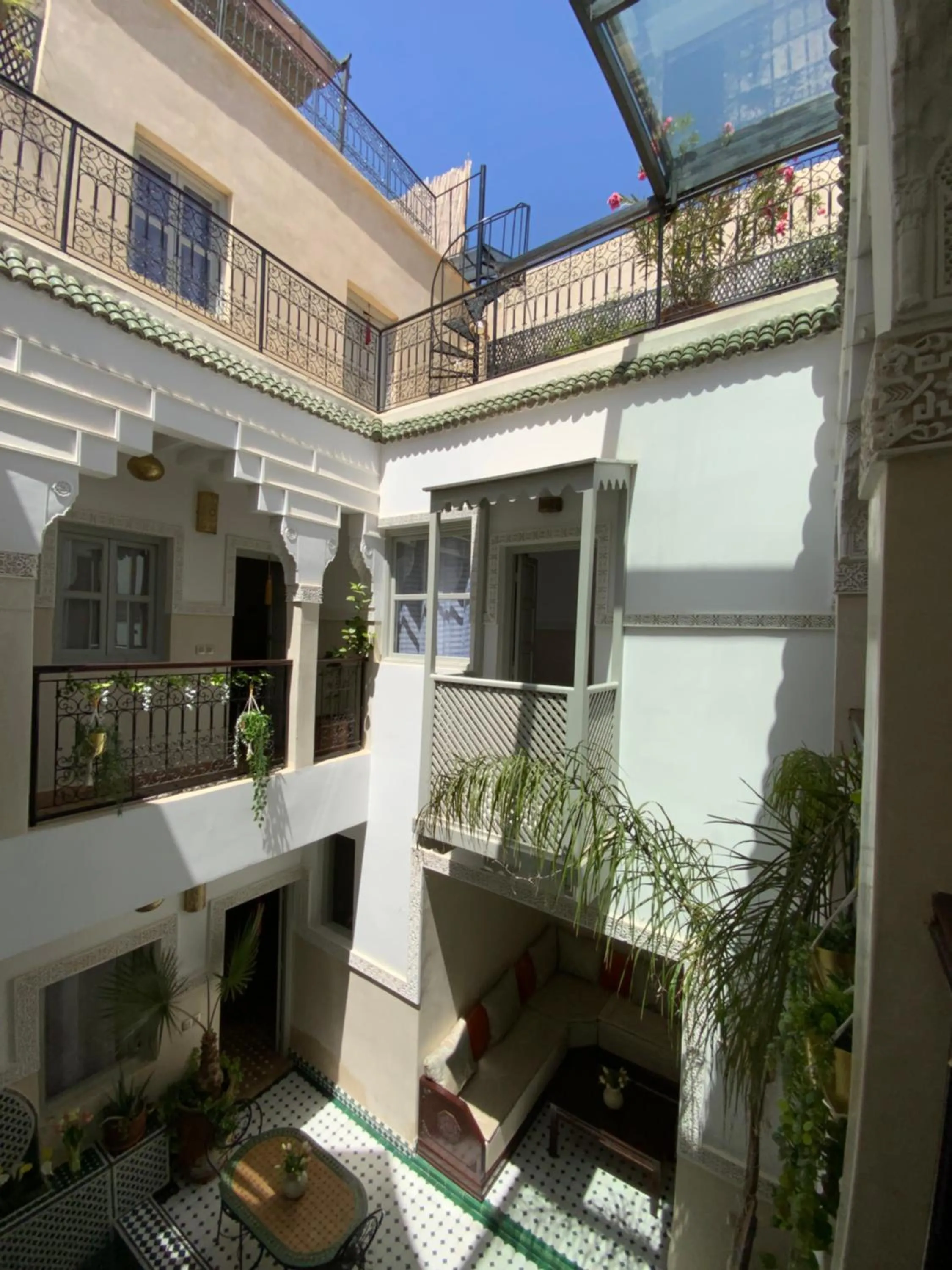 Patio in Riad Magnolia&SPA