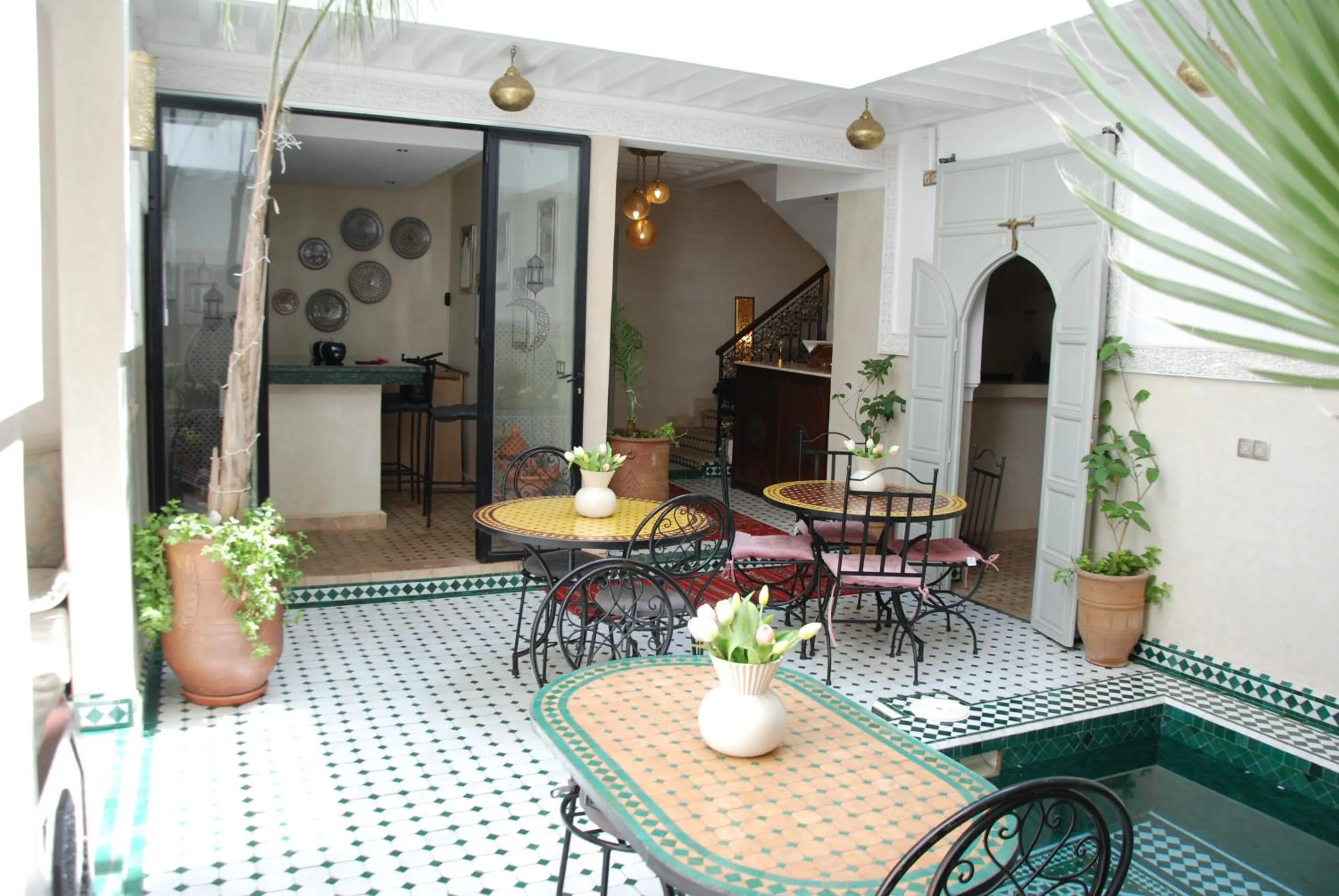 Balcony/Terrace in Riad Magnolia&SPA