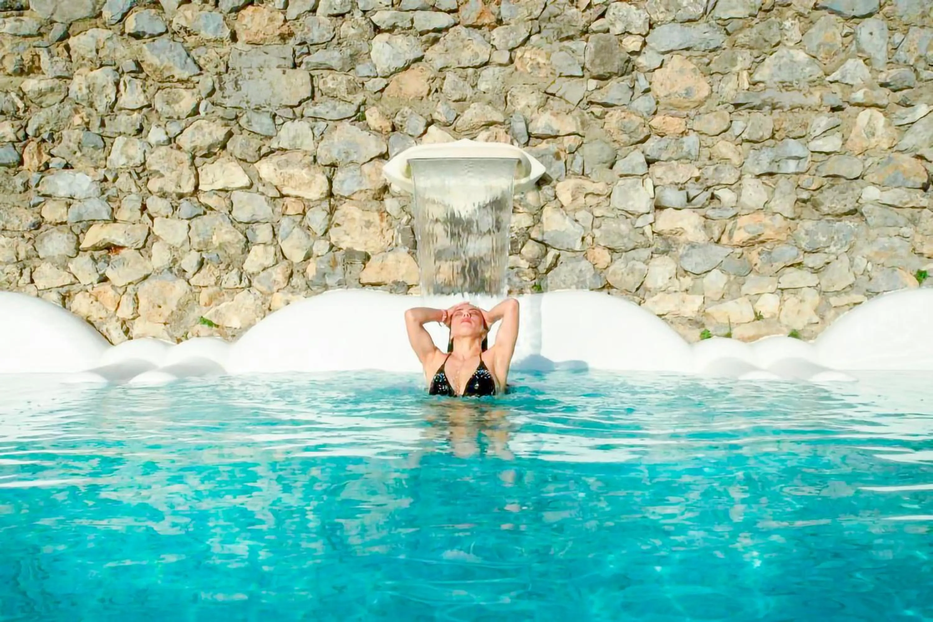 Pool view in Hotel Il Pino