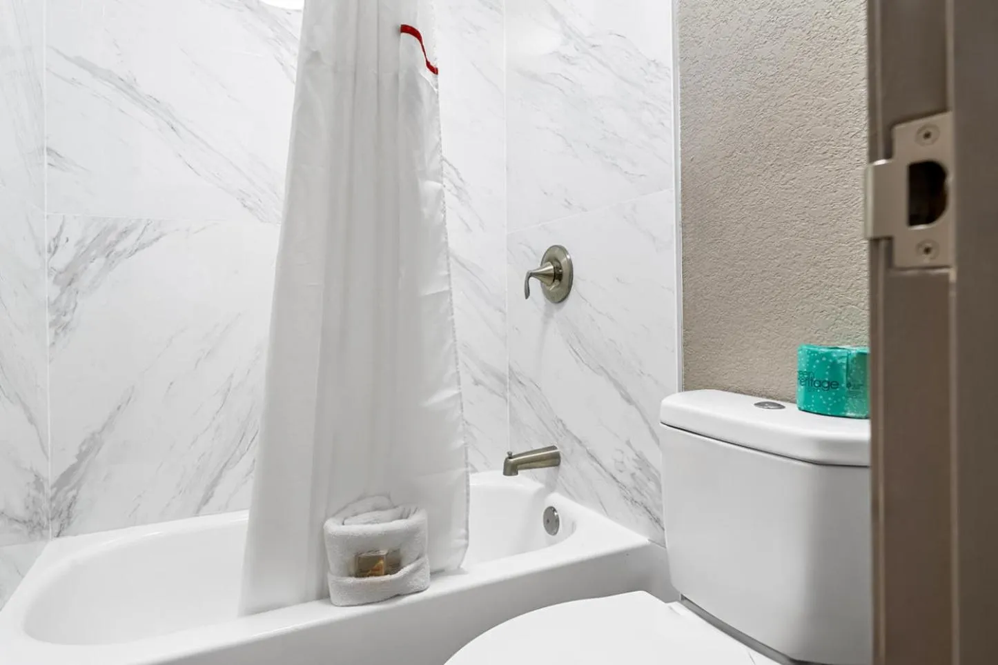 Bathroom in Red Roof Inn Tampa Fairgrounds - Casino