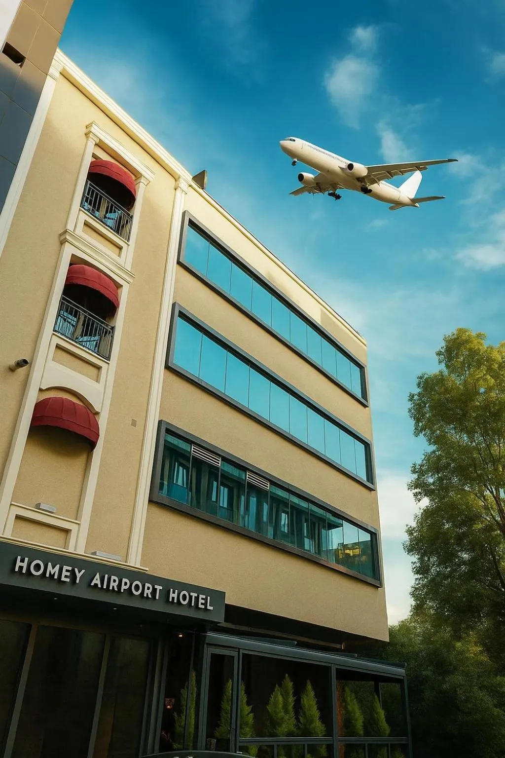 Property building in Homey AirPort Hotel