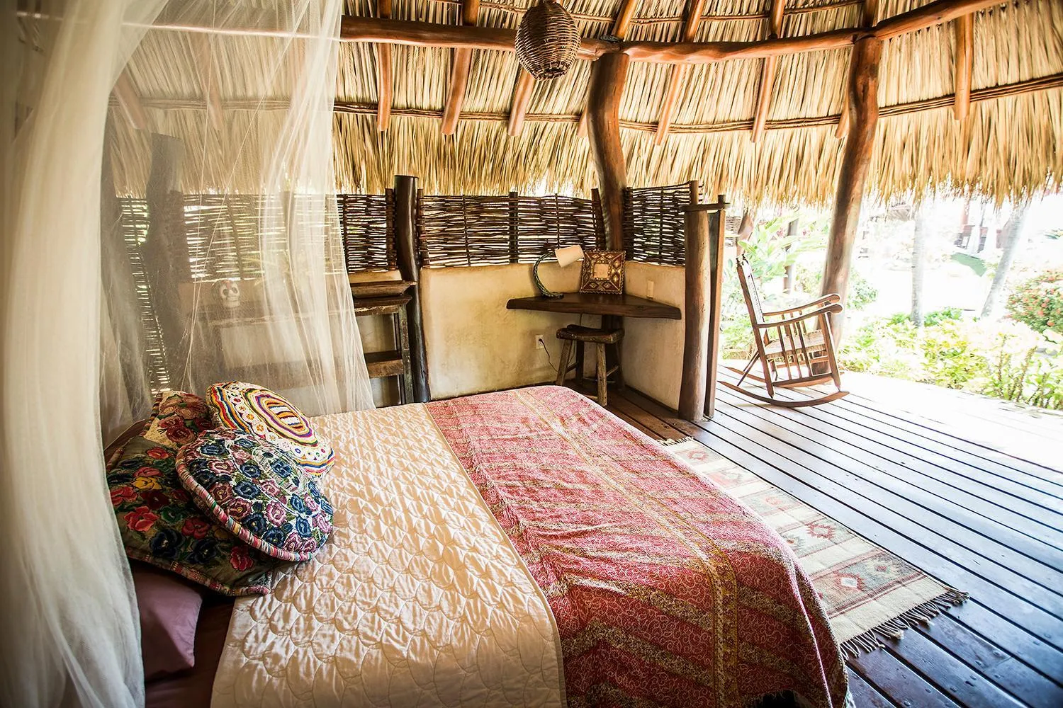 Bed in Present Moment Retreat