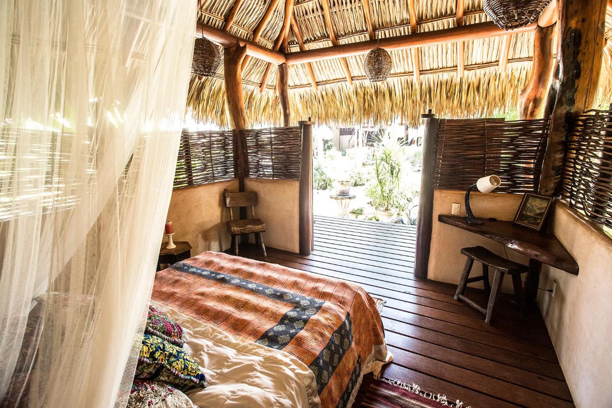 Bed in Present Moment Retreat