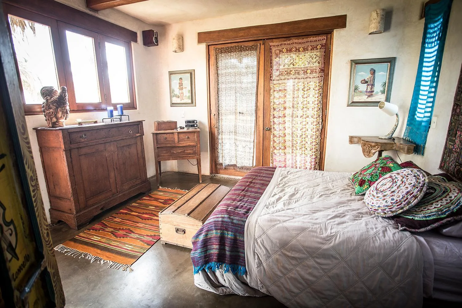 Bed in Present Moment Retreat