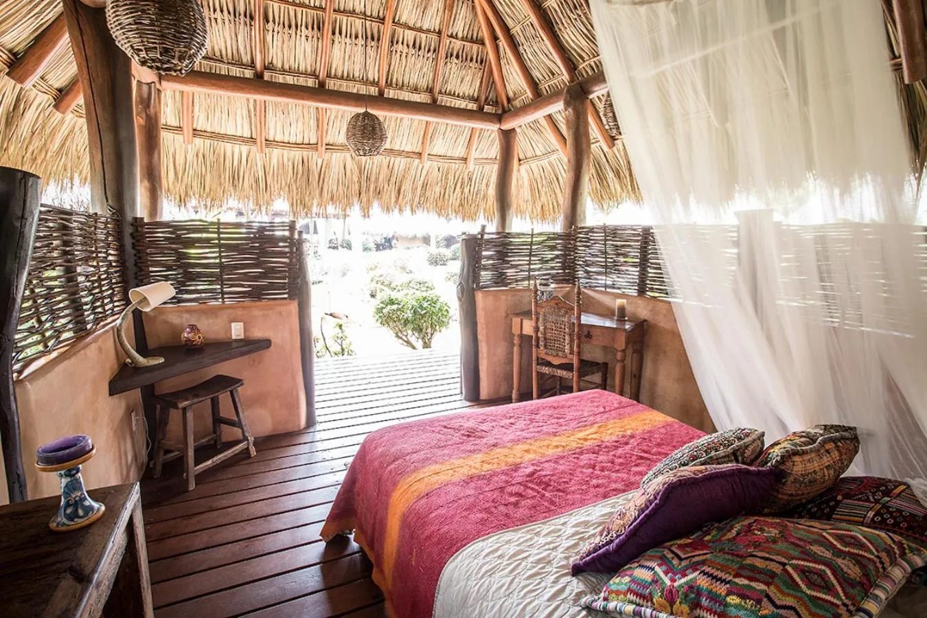 Bed in Present Moment Retreat