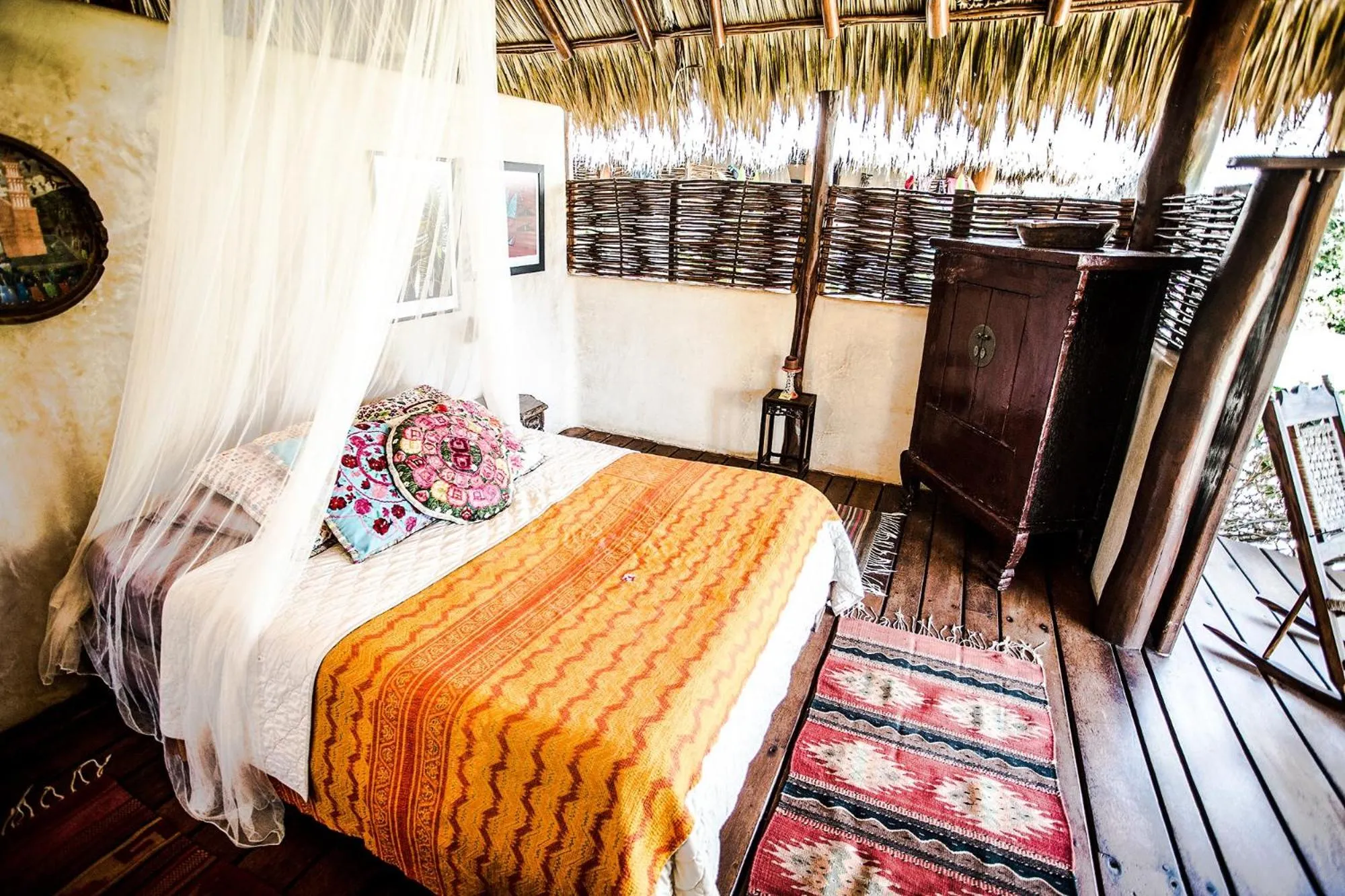 Bed in Present Moment Retreat