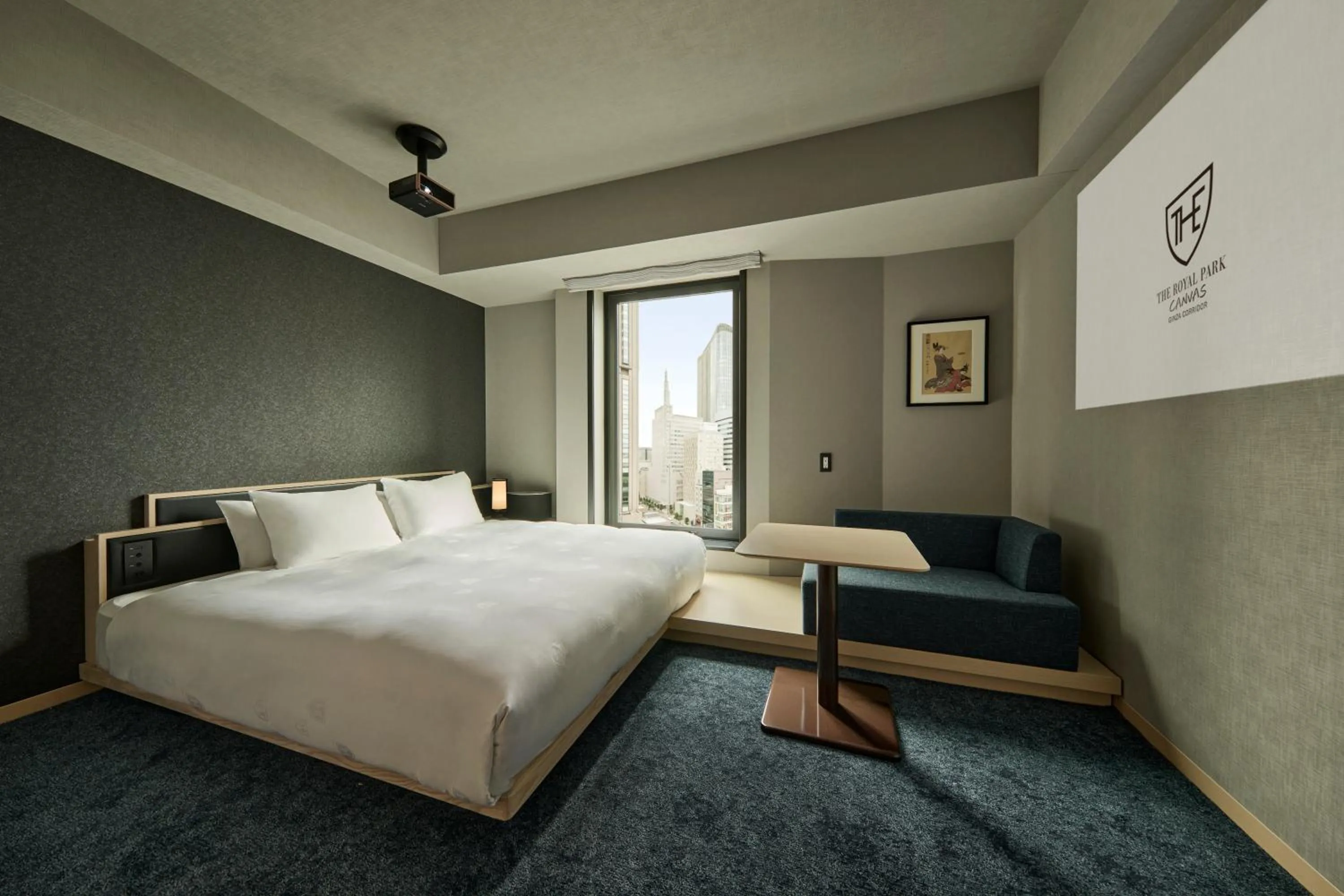 Bedroom, Bed in The Royal Park Canvas Ginza Corridor