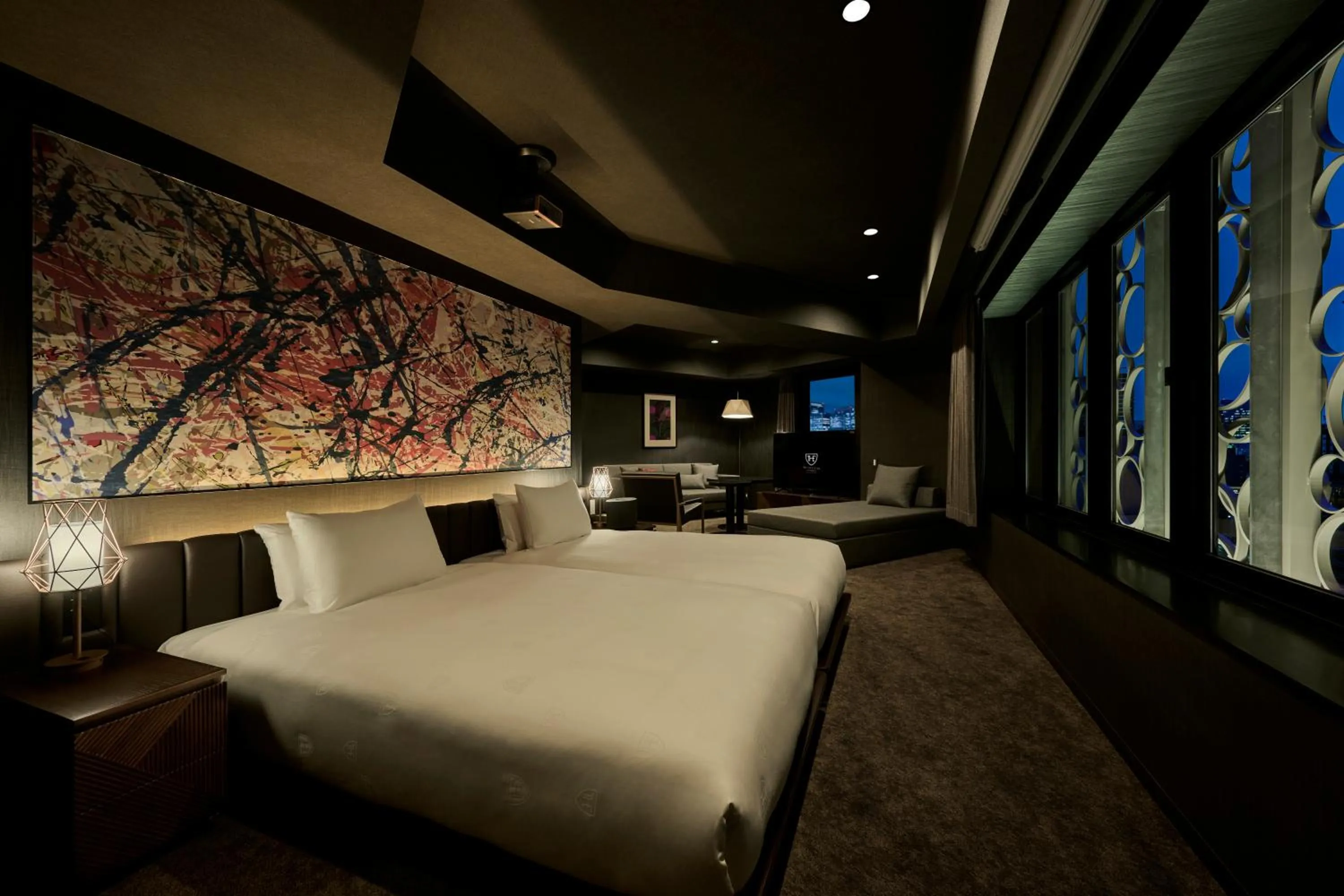 Bedroom, Bed in The Royal Park Canvas Ginza Corridor