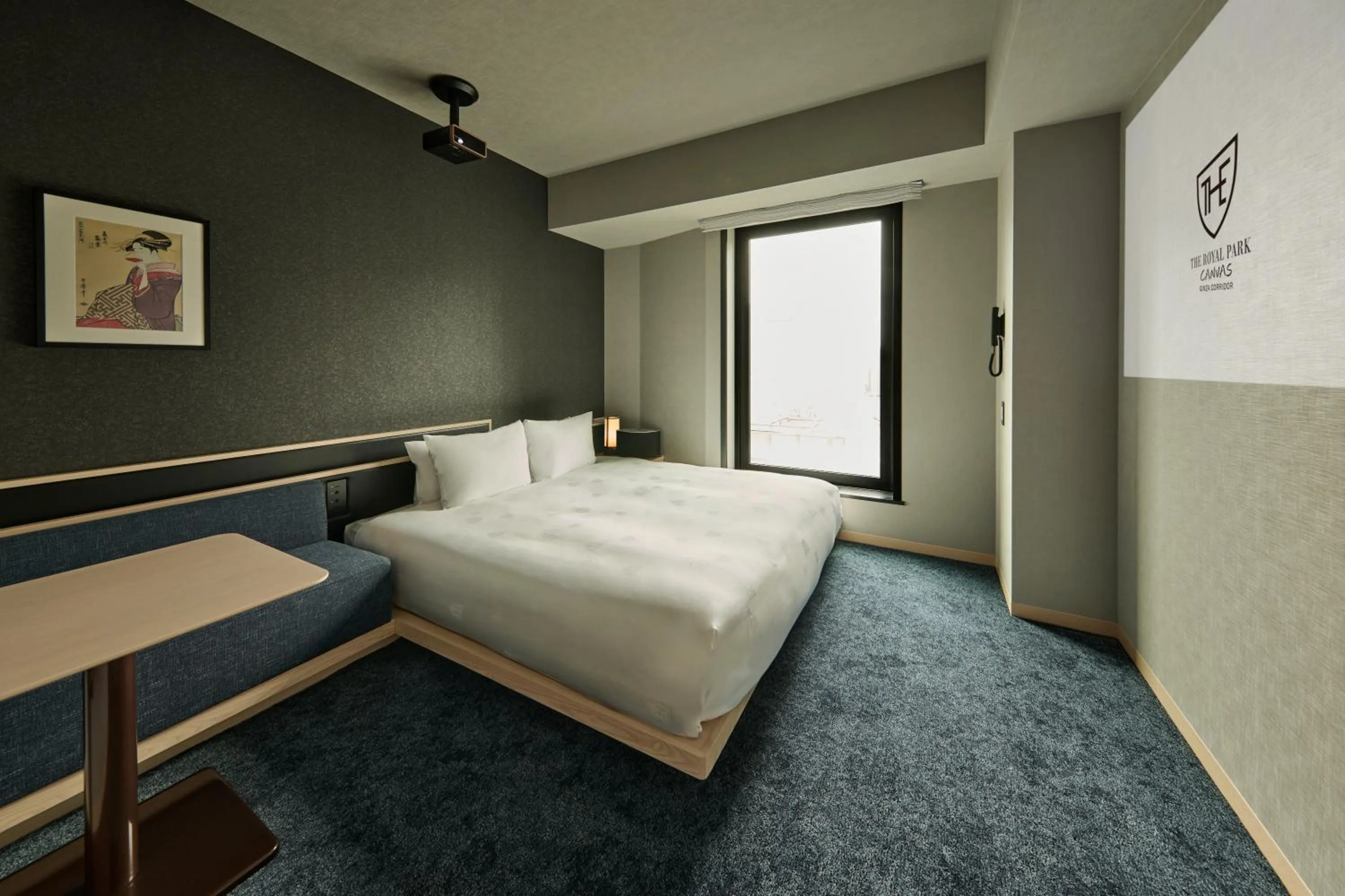 Bedroom, Bed in The Royal Park Canvas Ginza Corridor