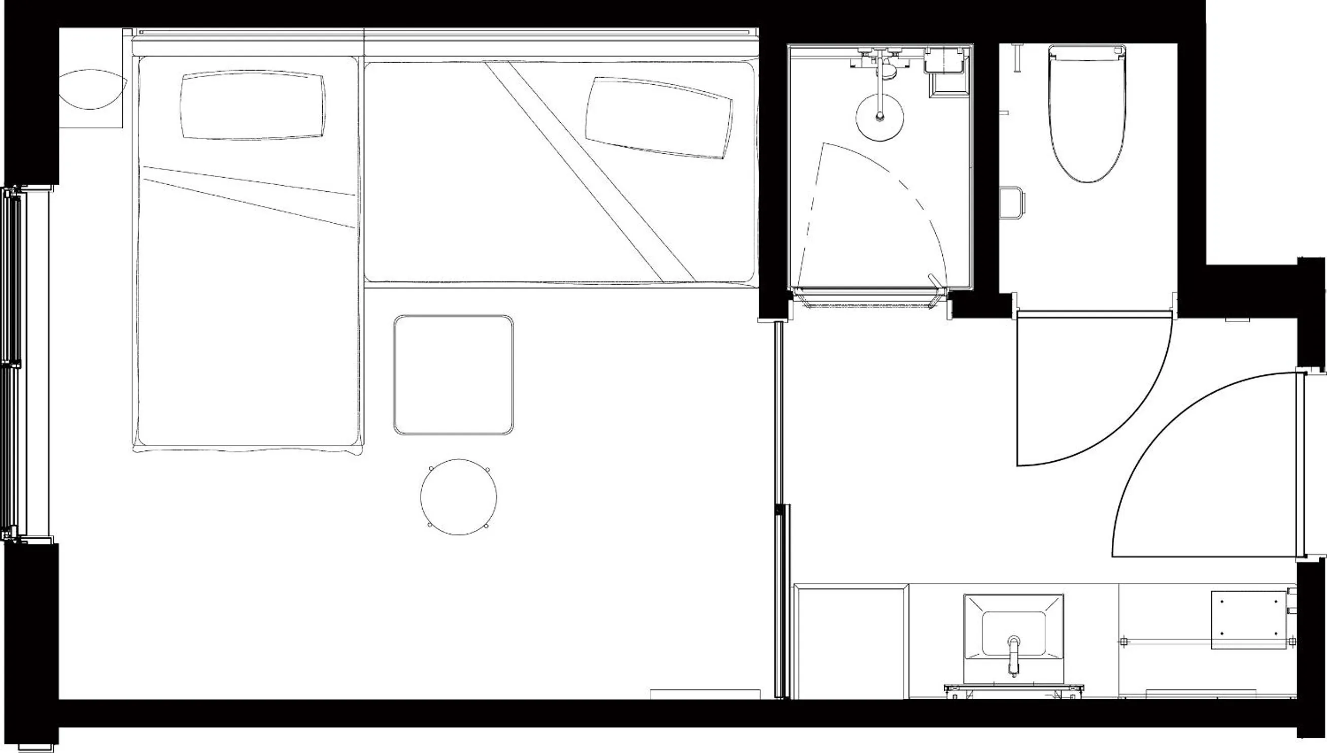 Photo of the whole room in The Royal Park Canvas Ginza Corridor