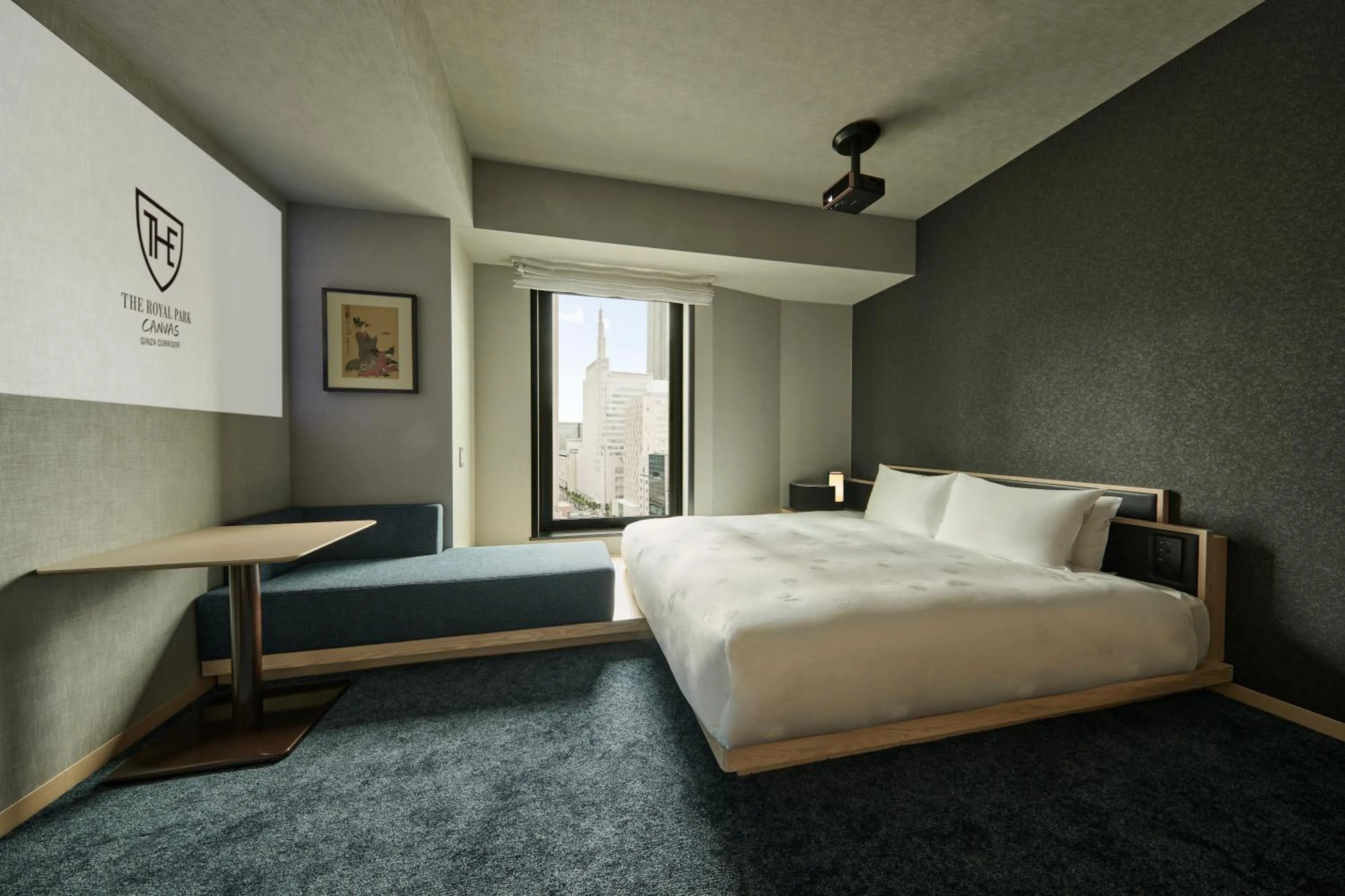 Bedroom, Bed in The Royal Park Canvas Ginza Corridor