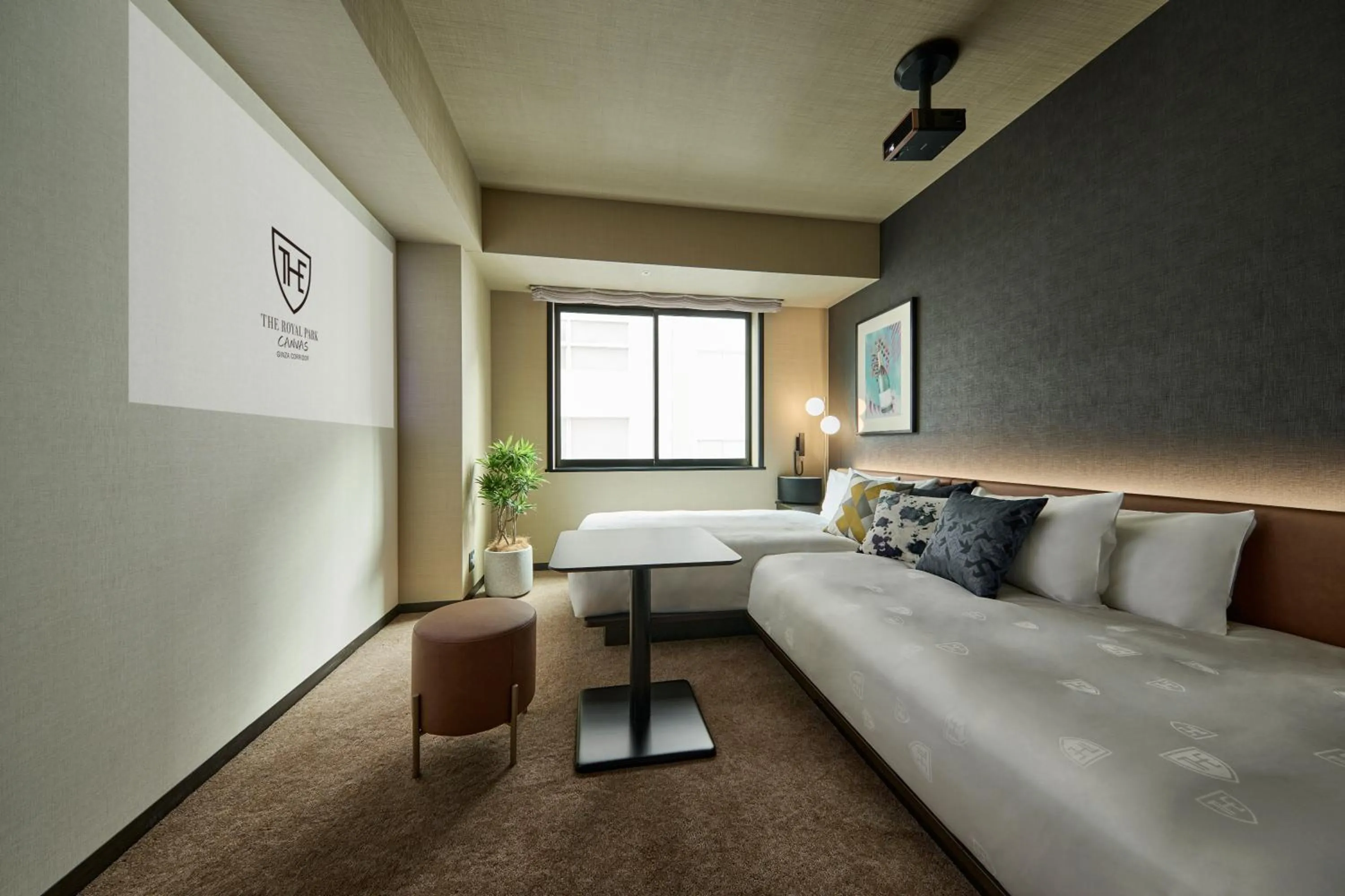 Bedroom, Bed in The Royal Park Canvas Ginza Corridor