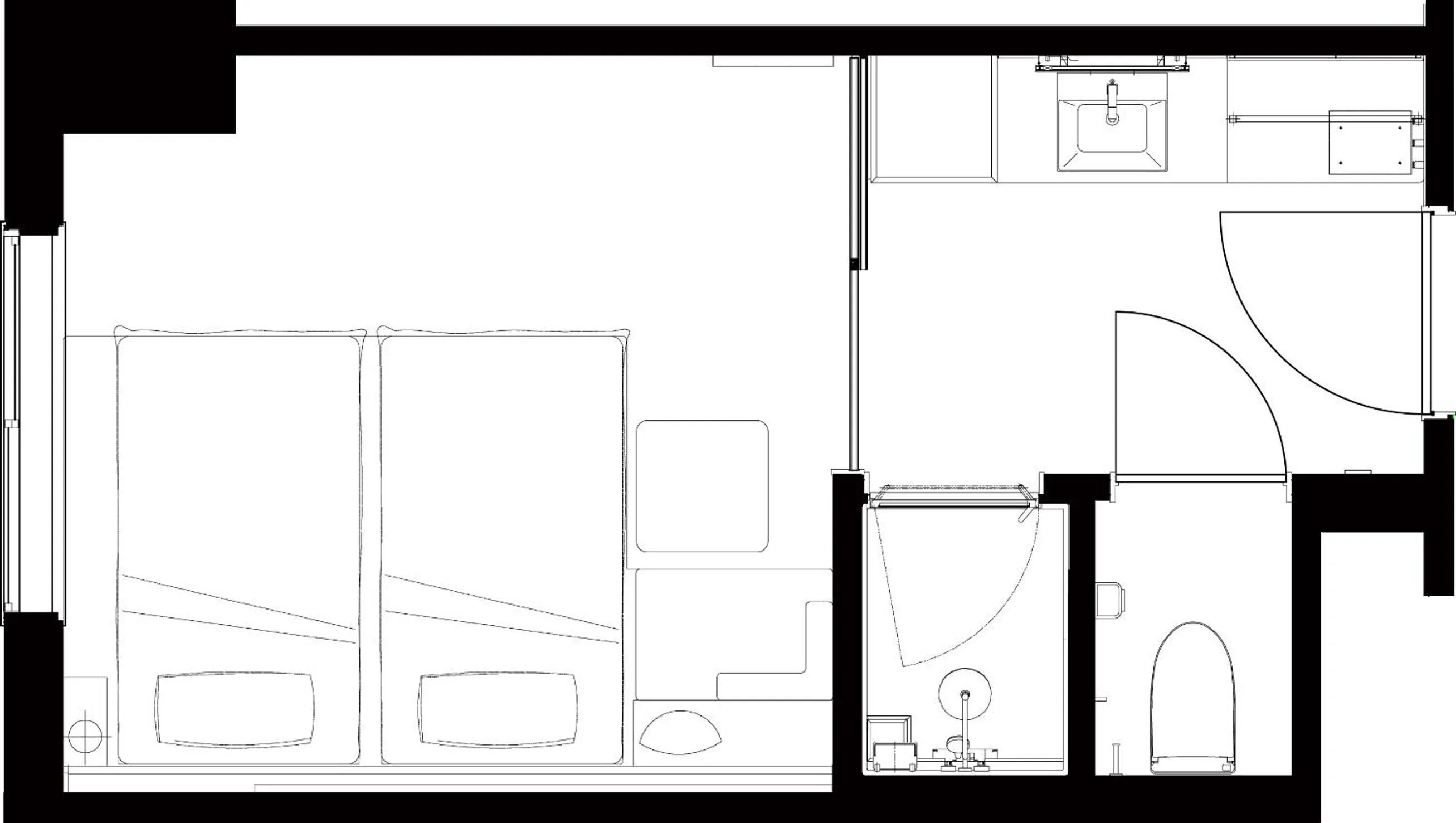 Photo of the whole room in The Royal Park Canvas Ginza Corridor