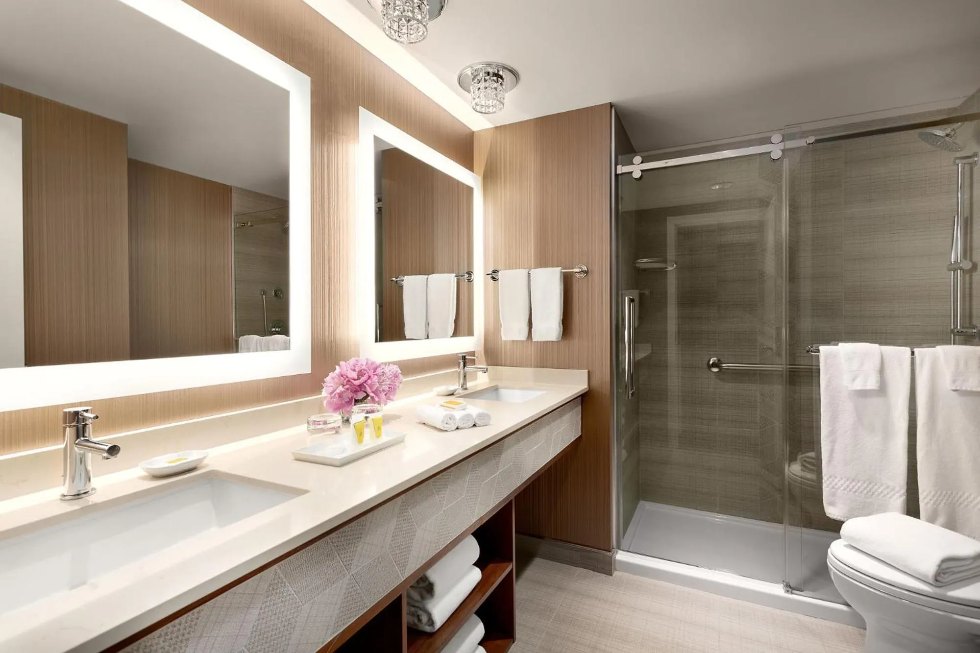 Shower in Auberge Vancouver Hotel